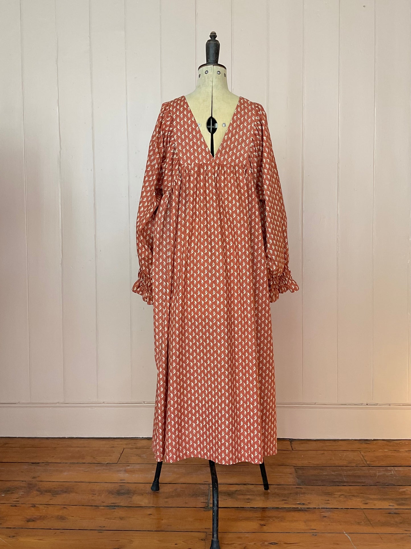 Bonnie frolic dress, Indian block print