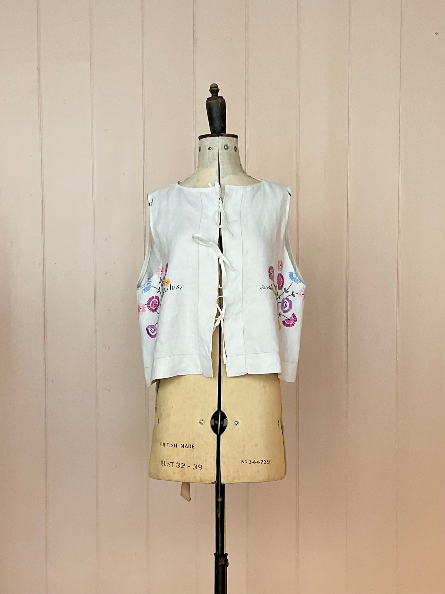 Jess Vest 3, reworked vintage