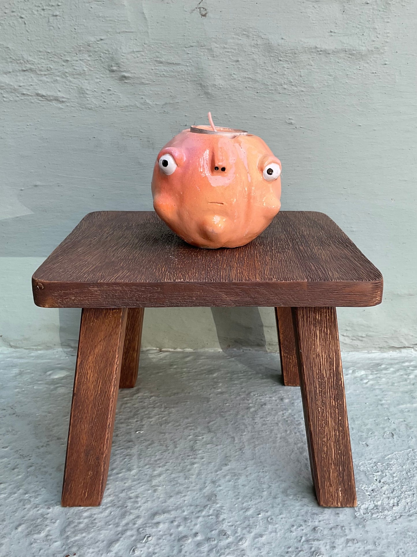 The Peach Candle Holder