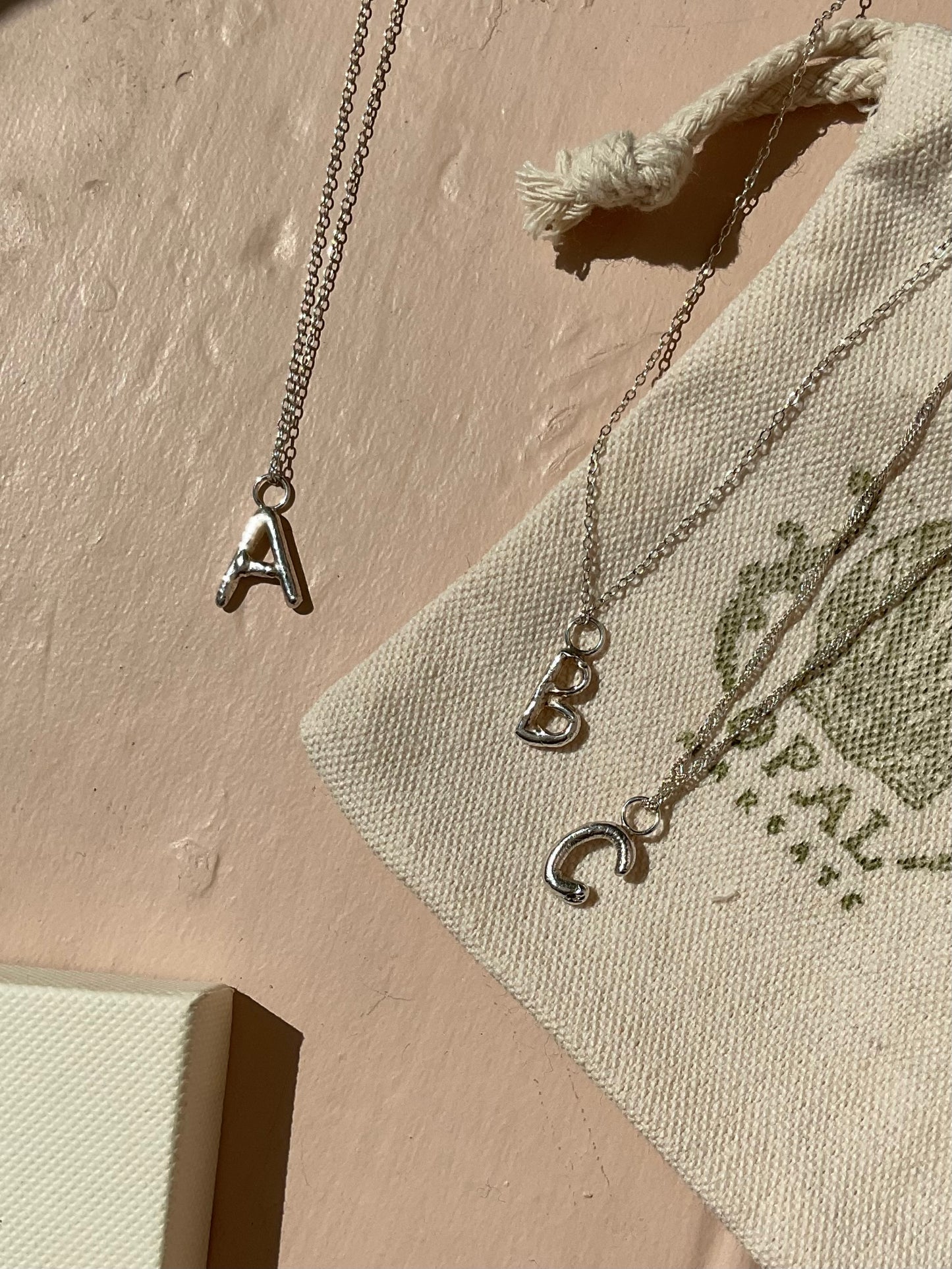 Alphabet Spaghet Pendant
