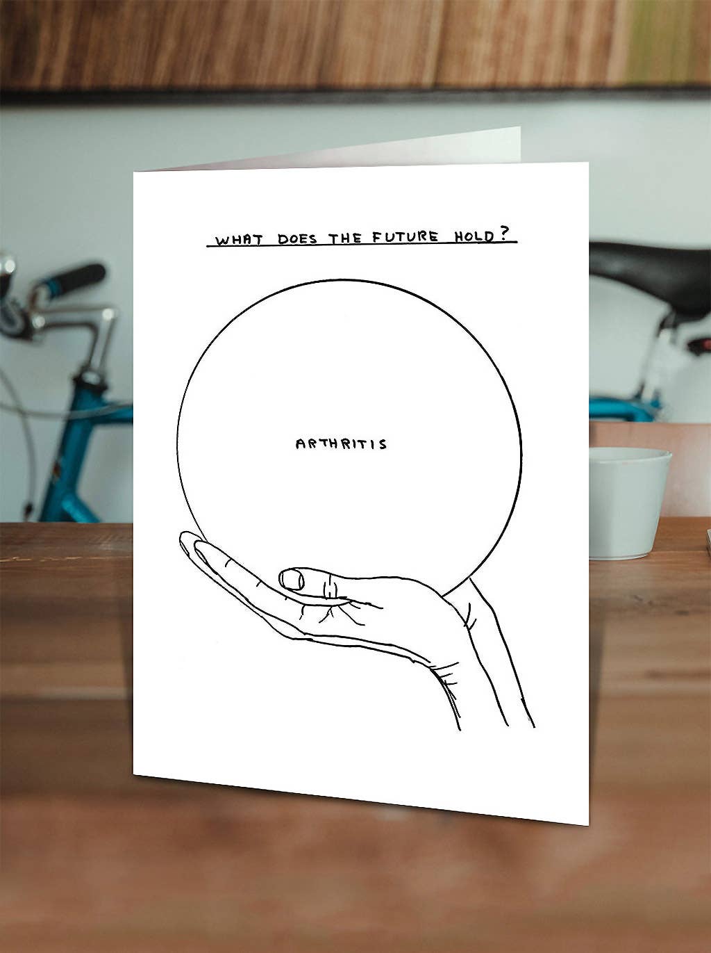 David Shrigley Greetings Card - Arthritis