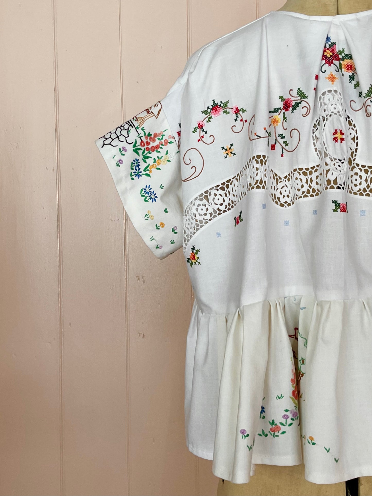 Nelly peplum top 2, reclaimed vintage