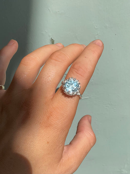SPLASH Ring, Aqua Topaz