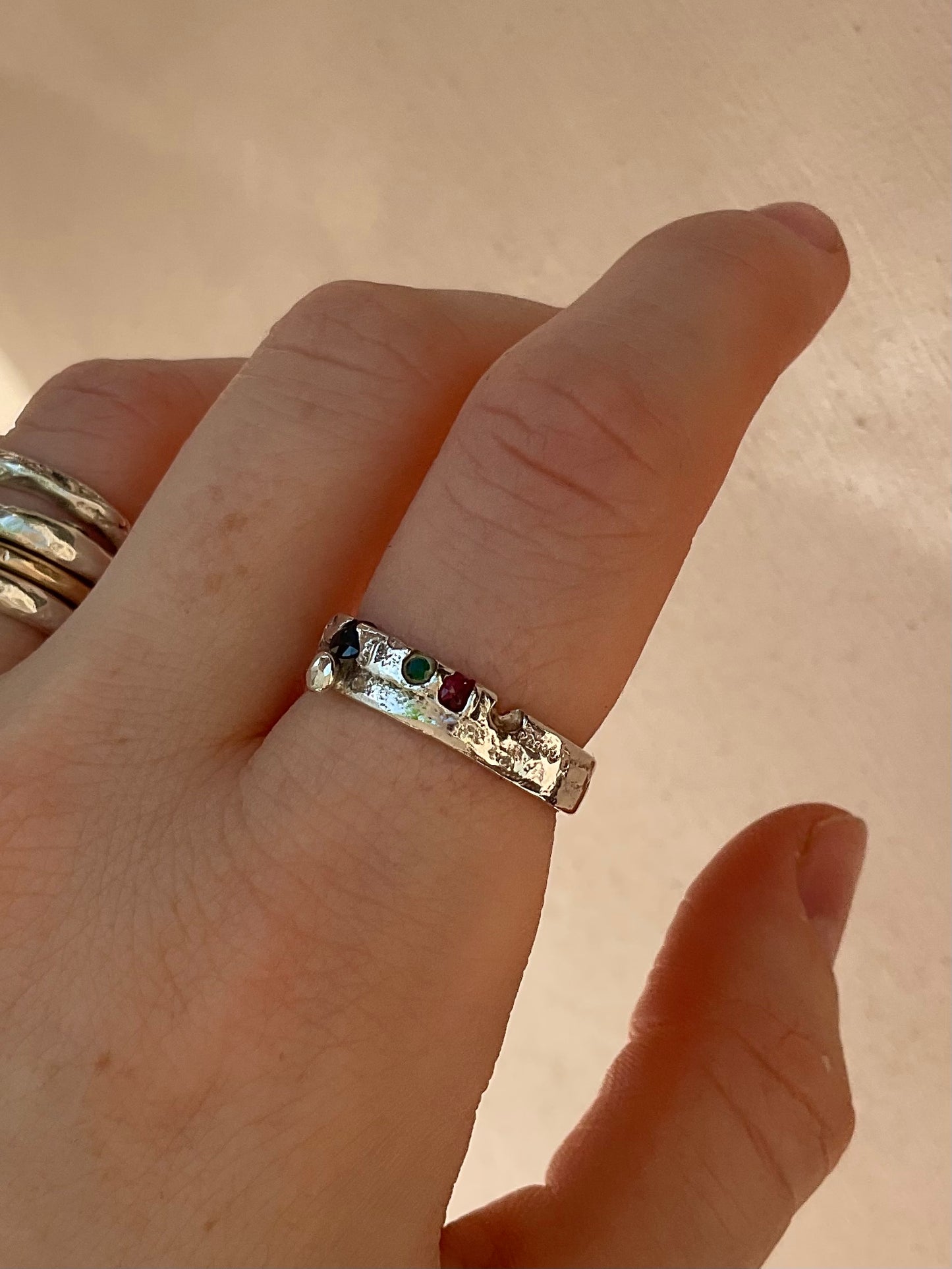 Silver Party Ring