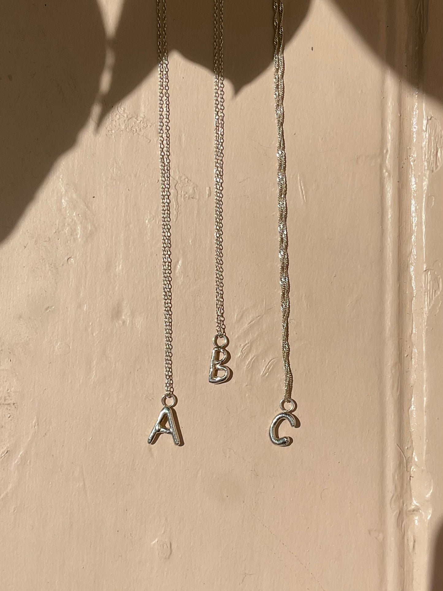 Alphabet Spaghet Pendant