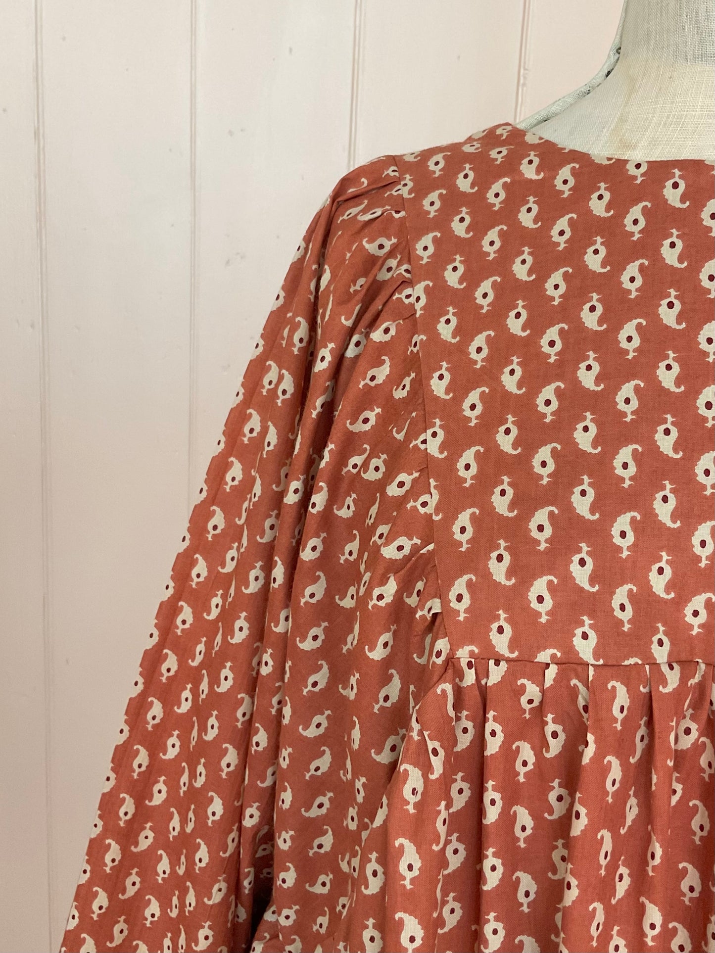 Bonnie frolic dress, Indian block print