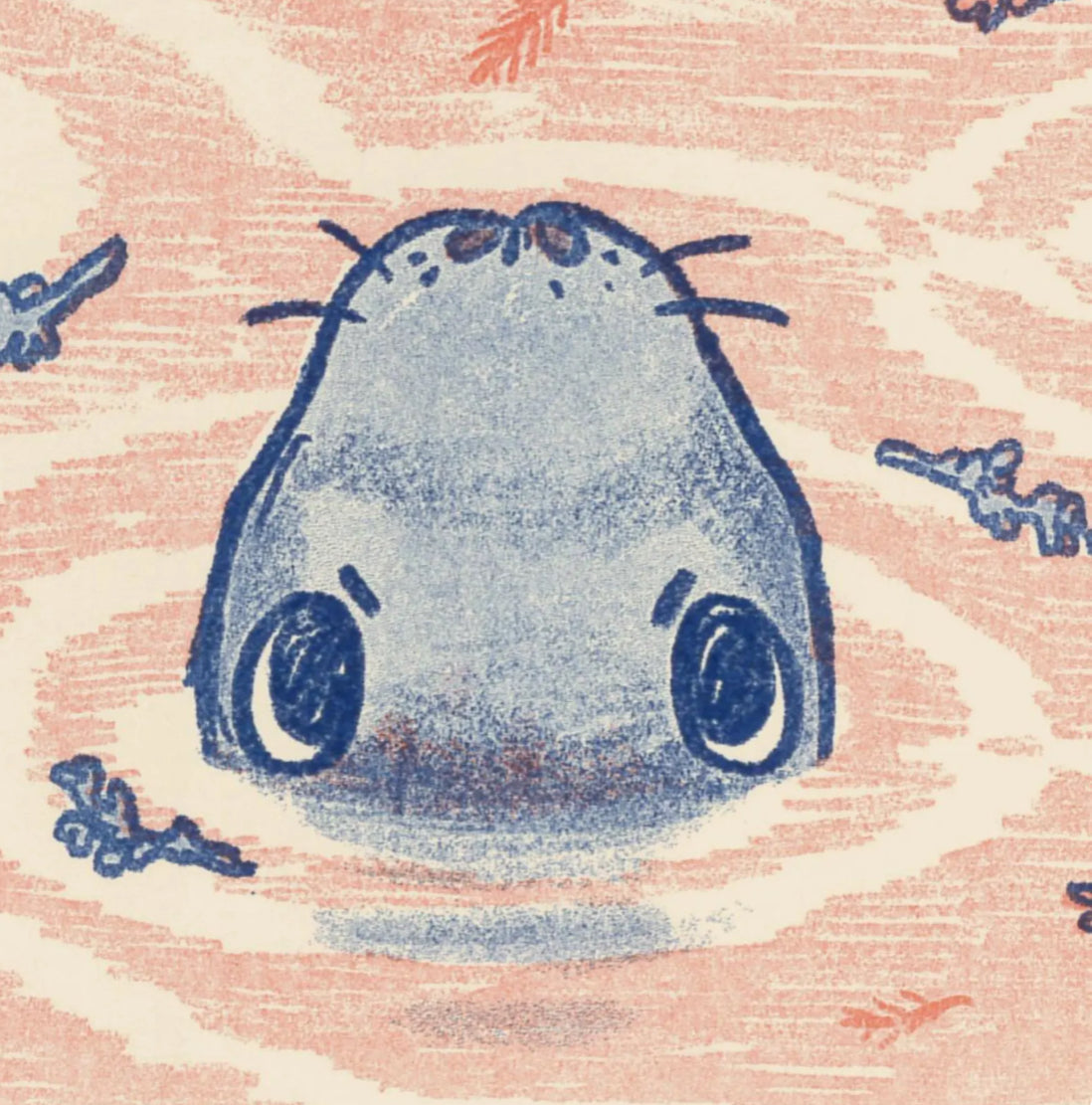 Seals Risograph Print