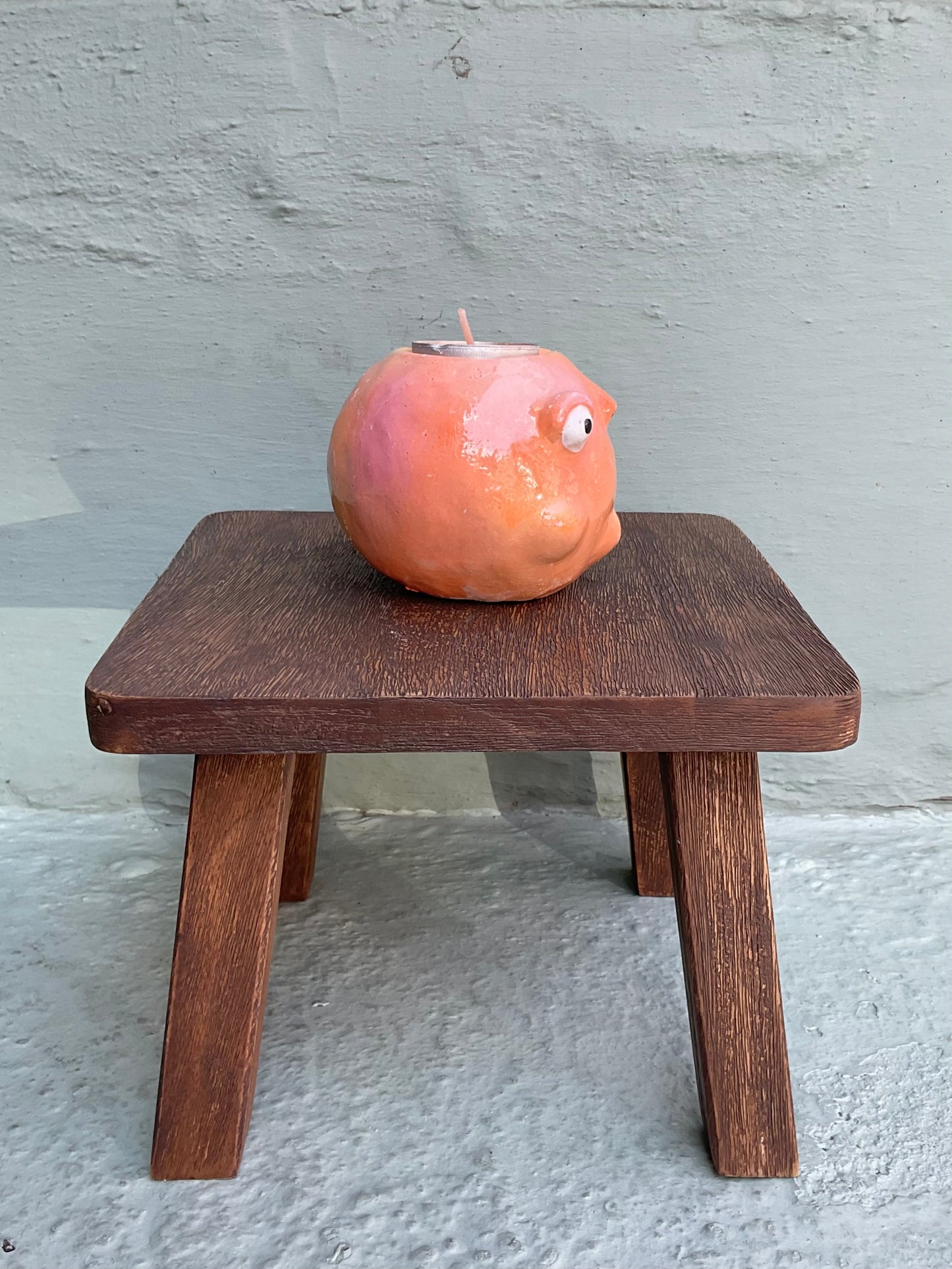 The Peach Candle Holder