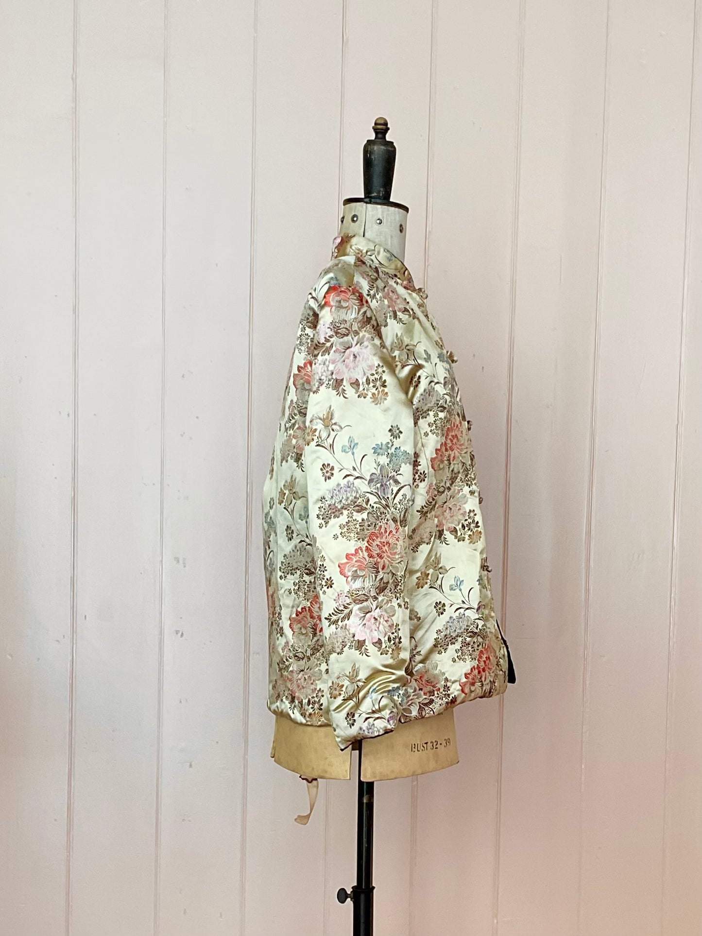 Vintage, reversible silk and velvet jacket