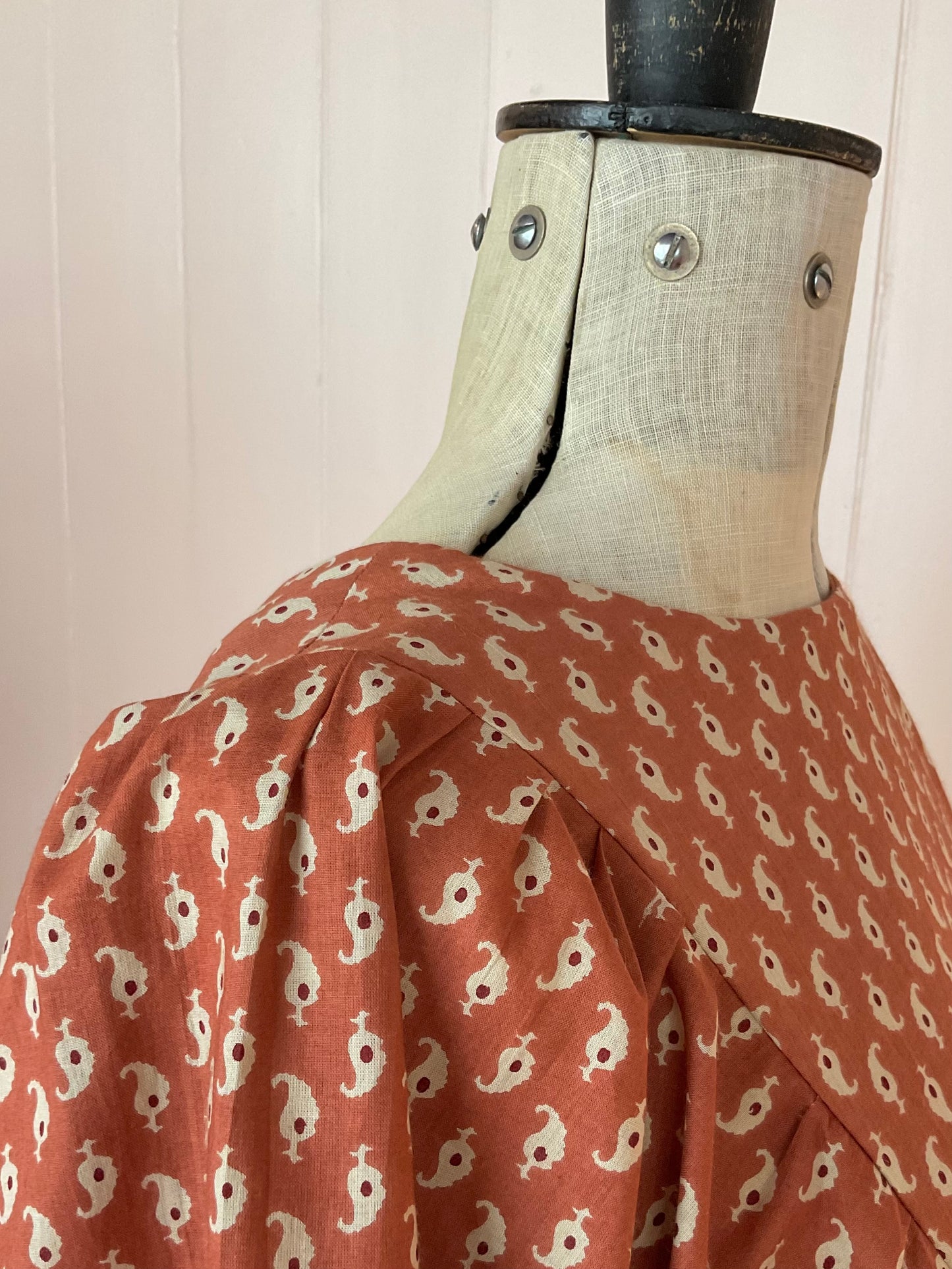 Bonnie frolic dress, Indian block print