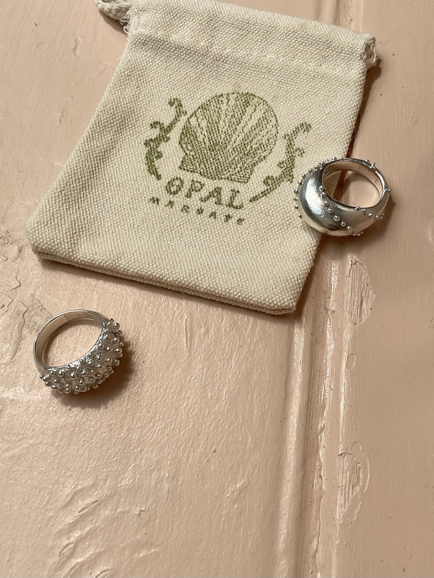 Caviar dome ring 2