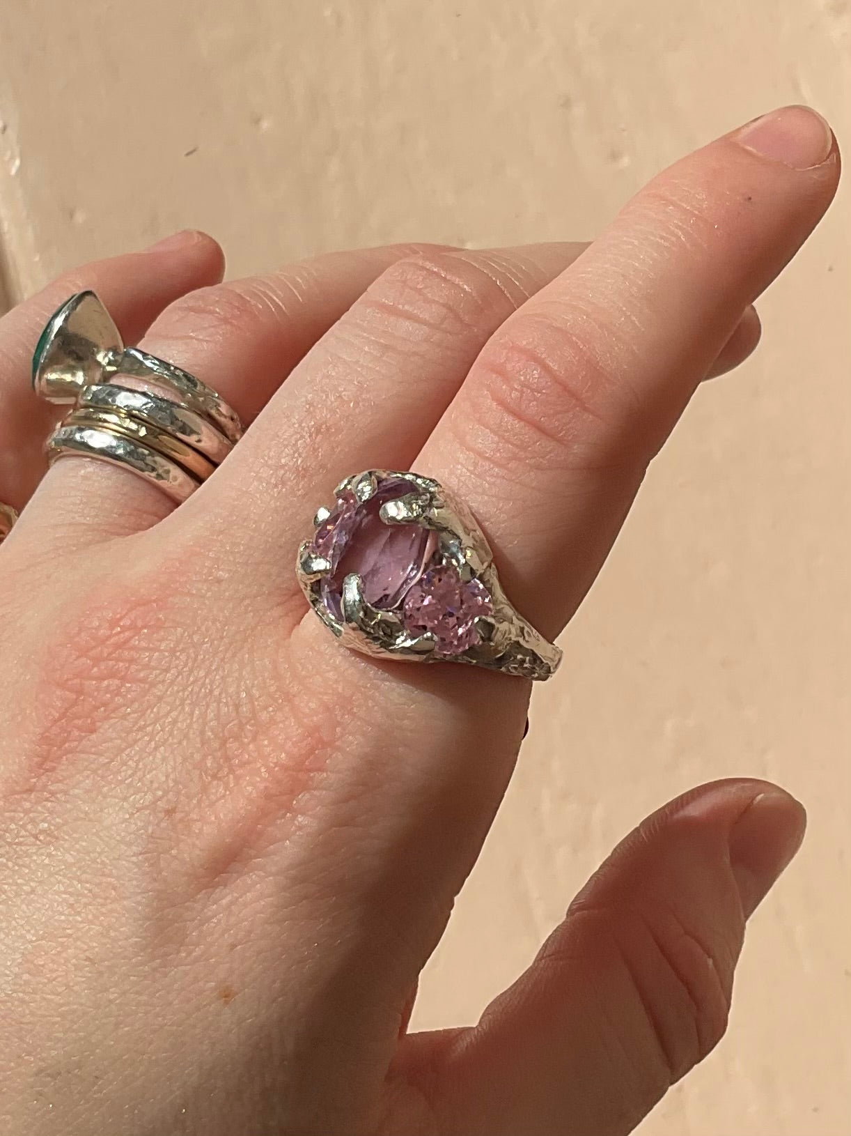 Amethyst Cocktail Ring