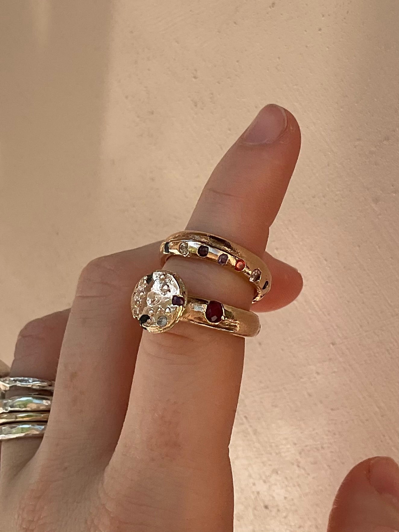 Rose Gold Planet Ring