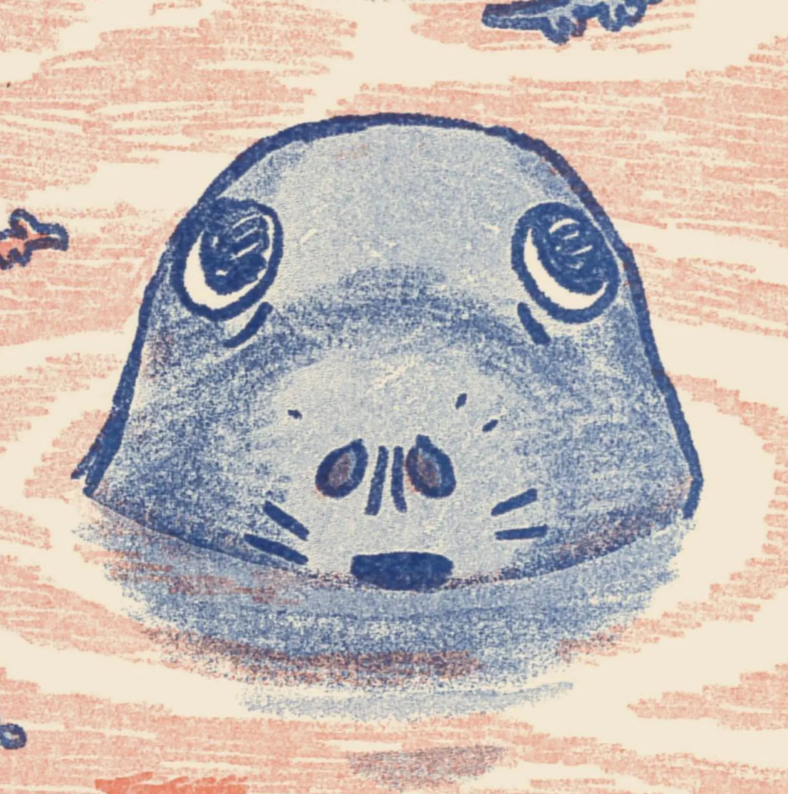 Seals Risograph Print
