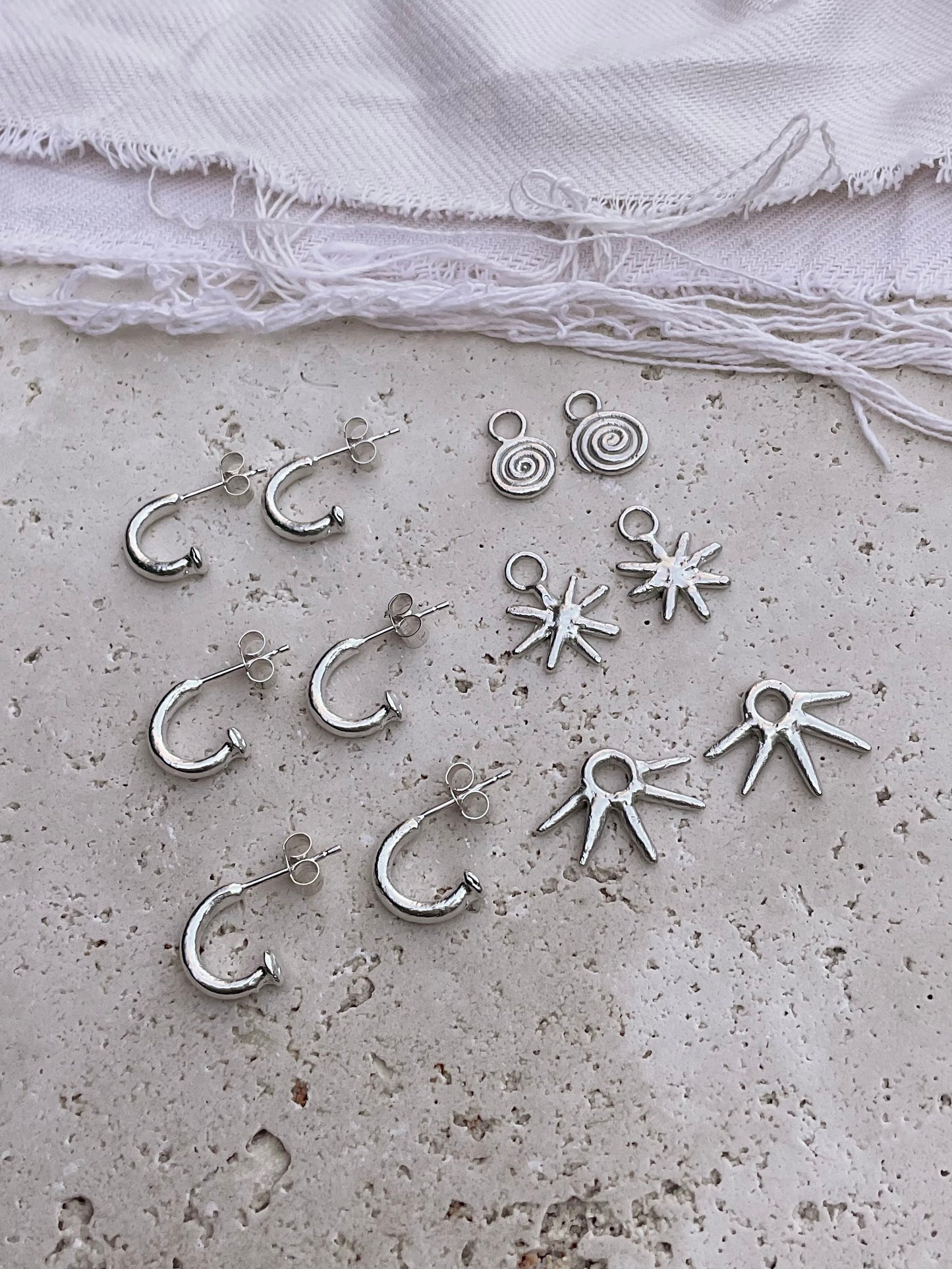 Supernova Hoop Studs