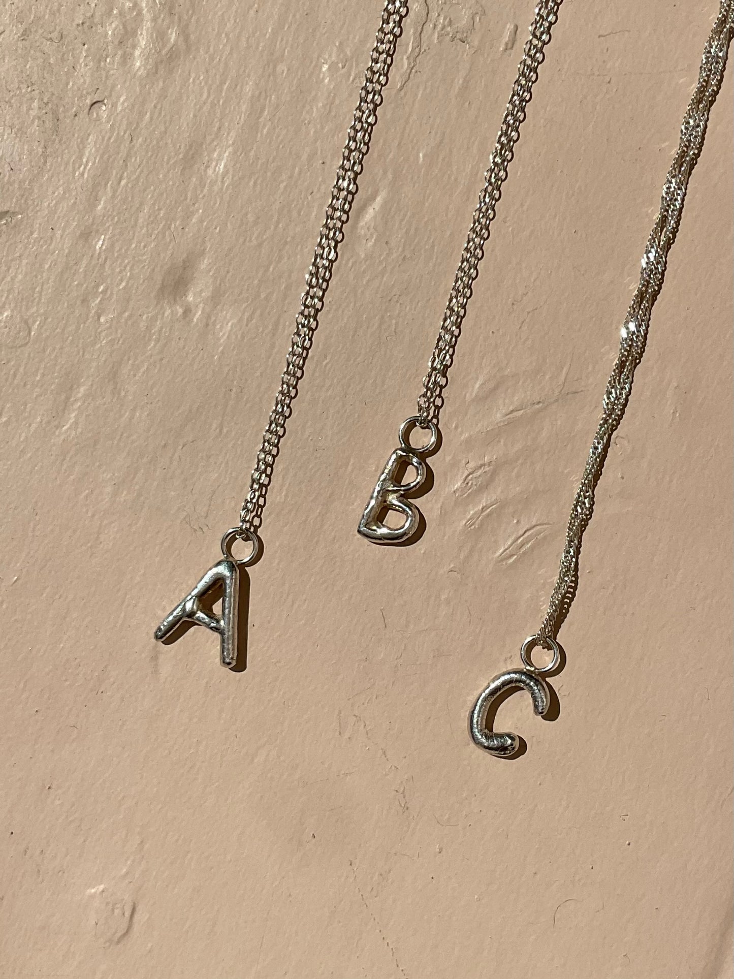 Alphabet Spaghet Pendant