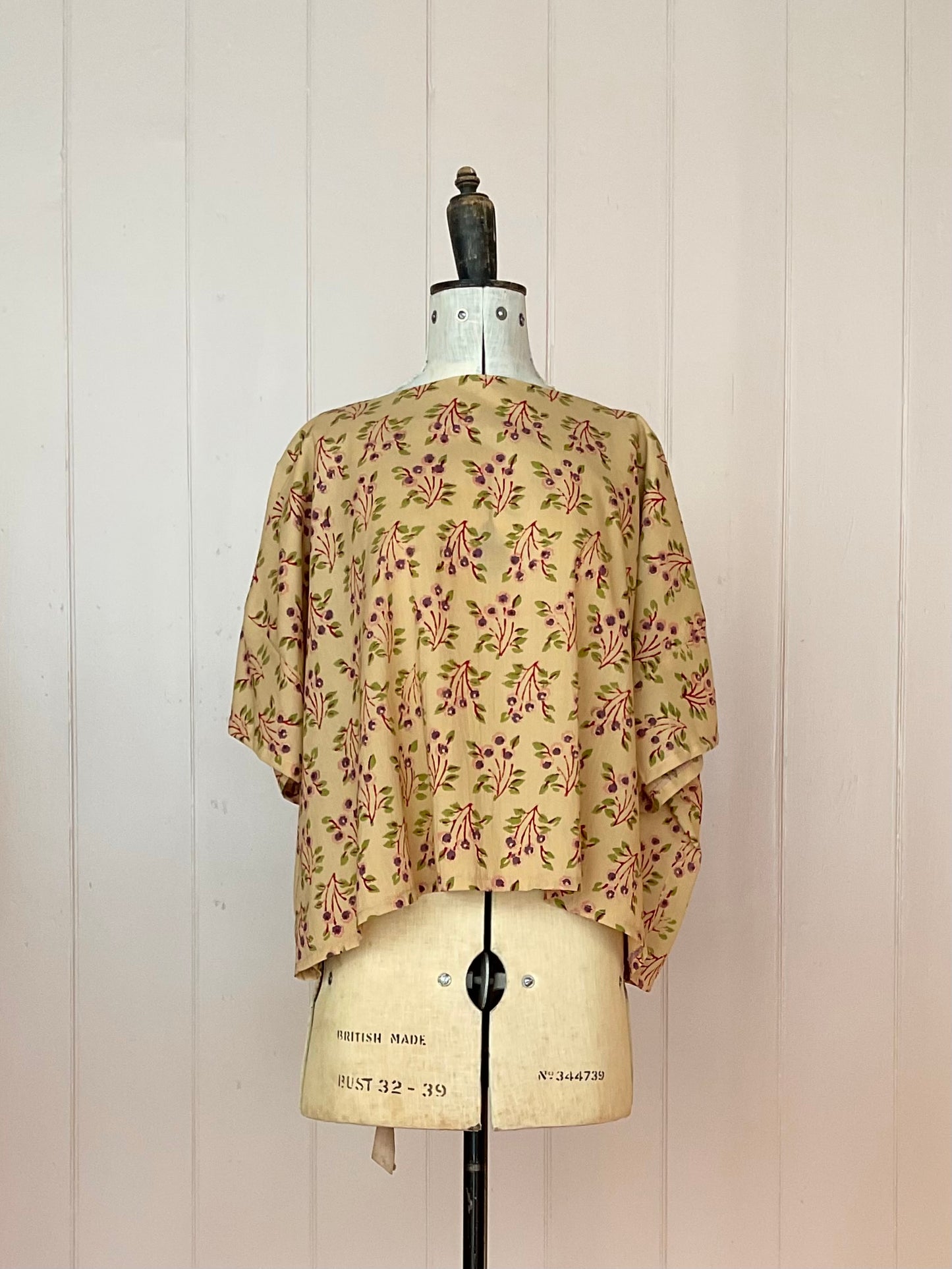 Sarah top, Indian block print