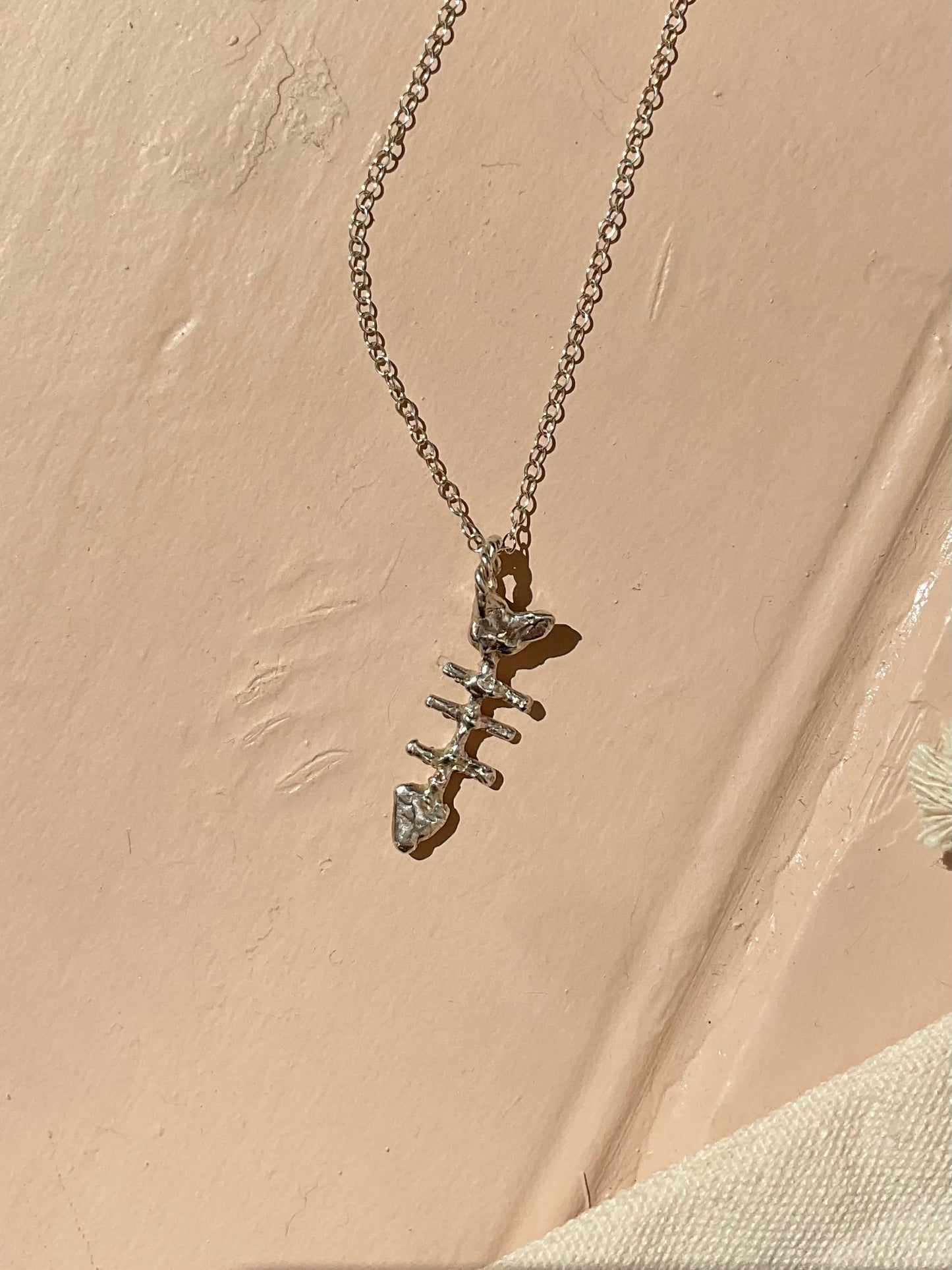 Fish Skeleton Necklace