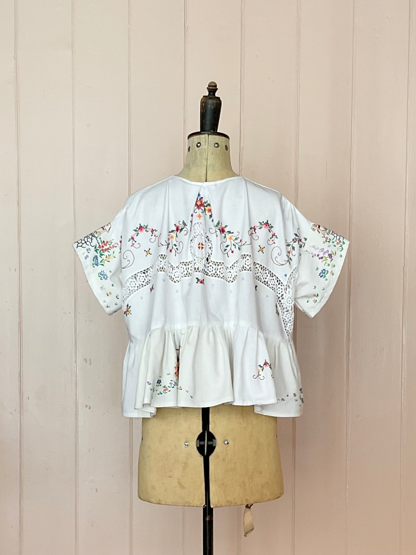 Nelly peplum top 2, reclaimed vintage