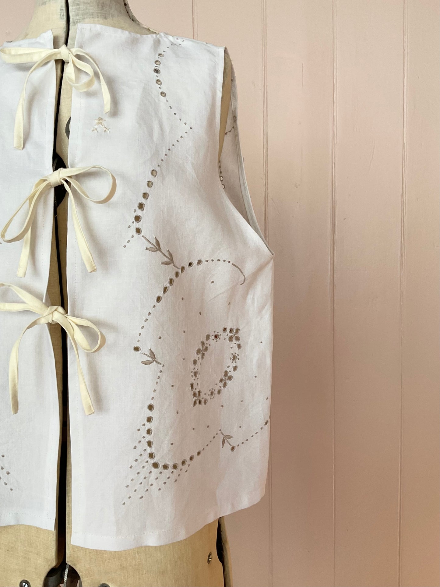 Jess Vest 4, reworked vintage
