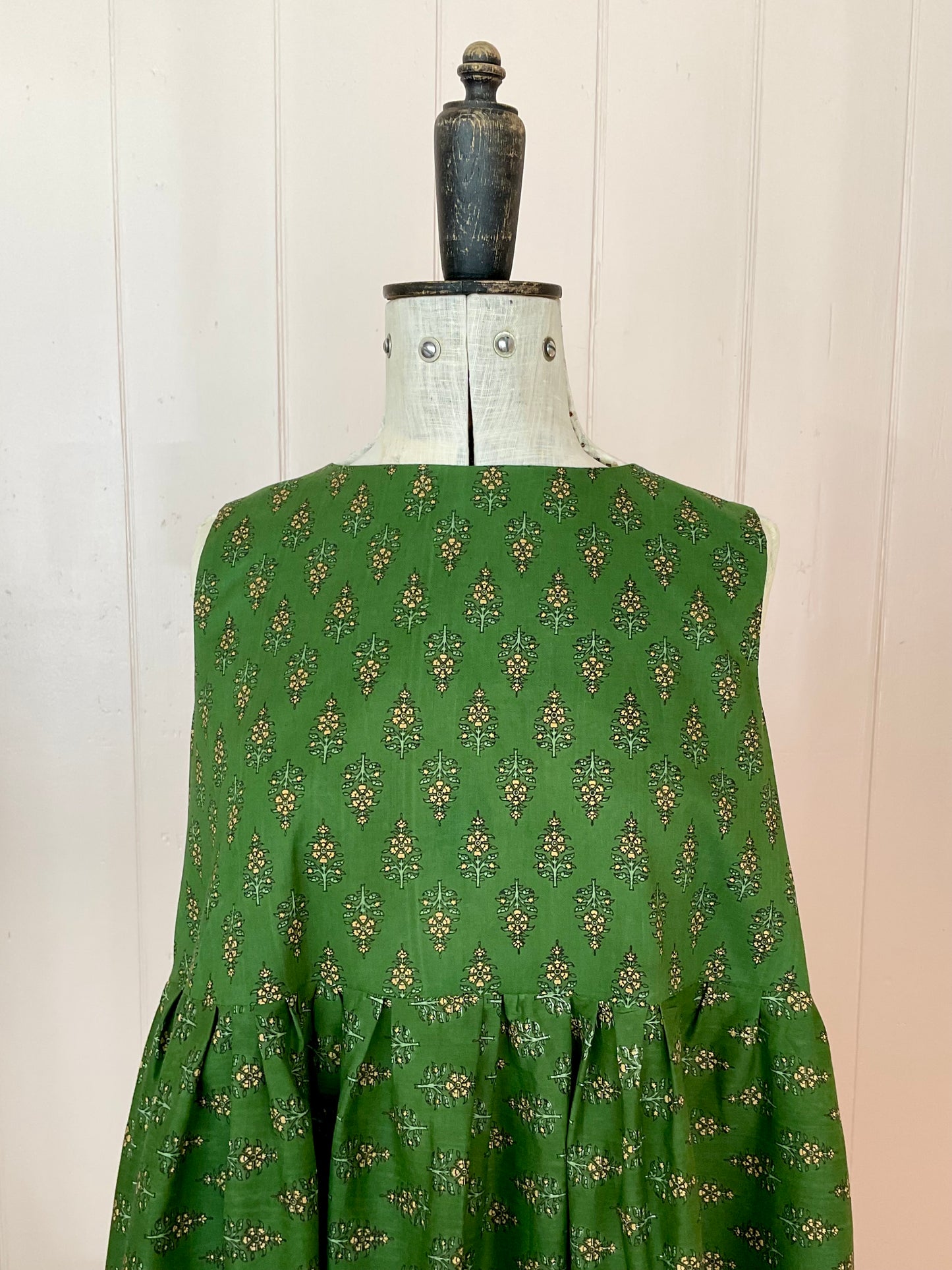 Frank dress, hand block print