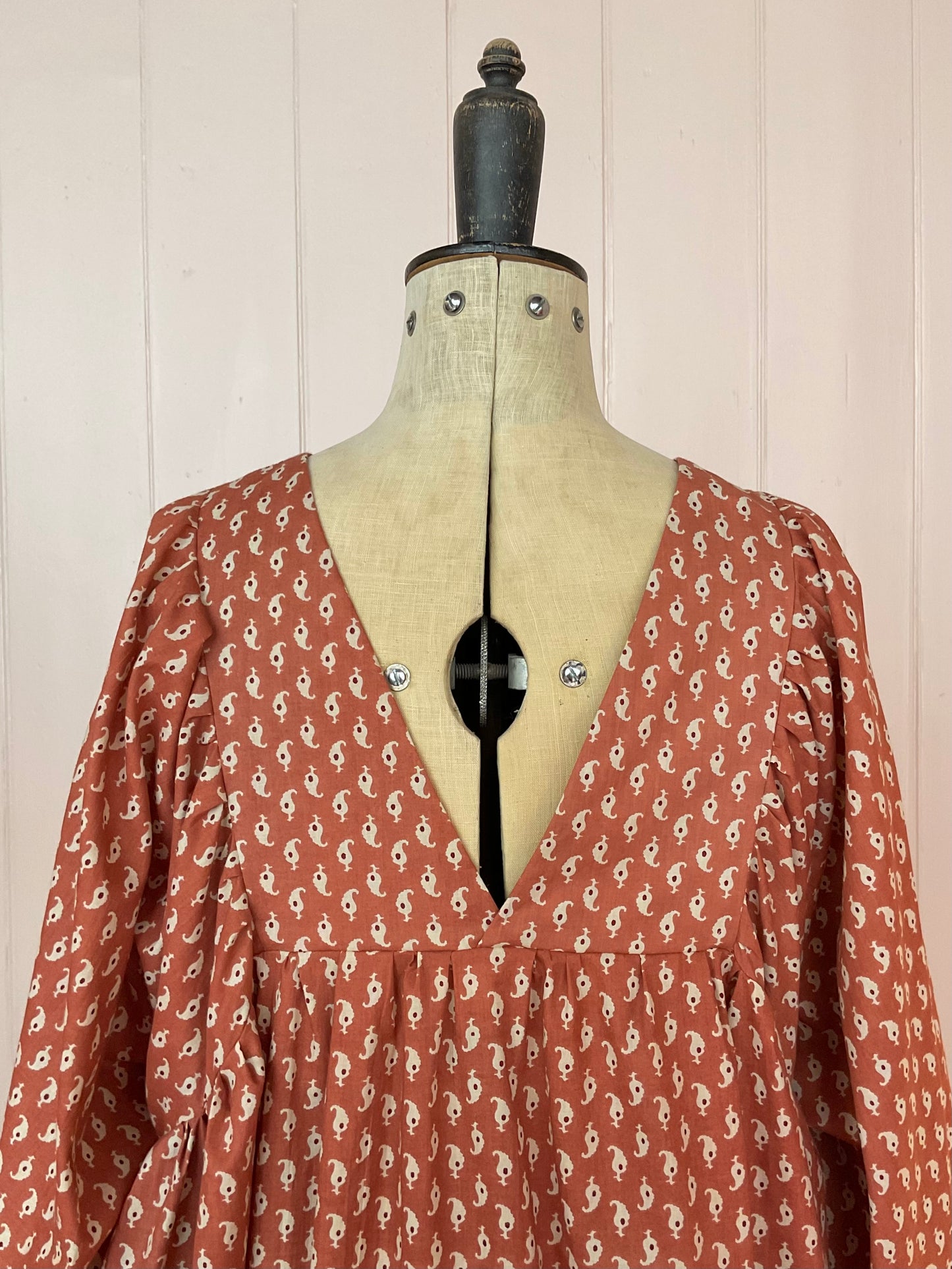 Bonnie frolic dress, Indian block print