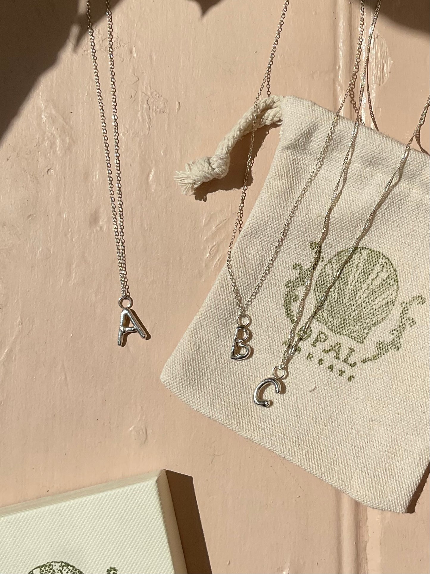 Alphabet Spaghet Pendant