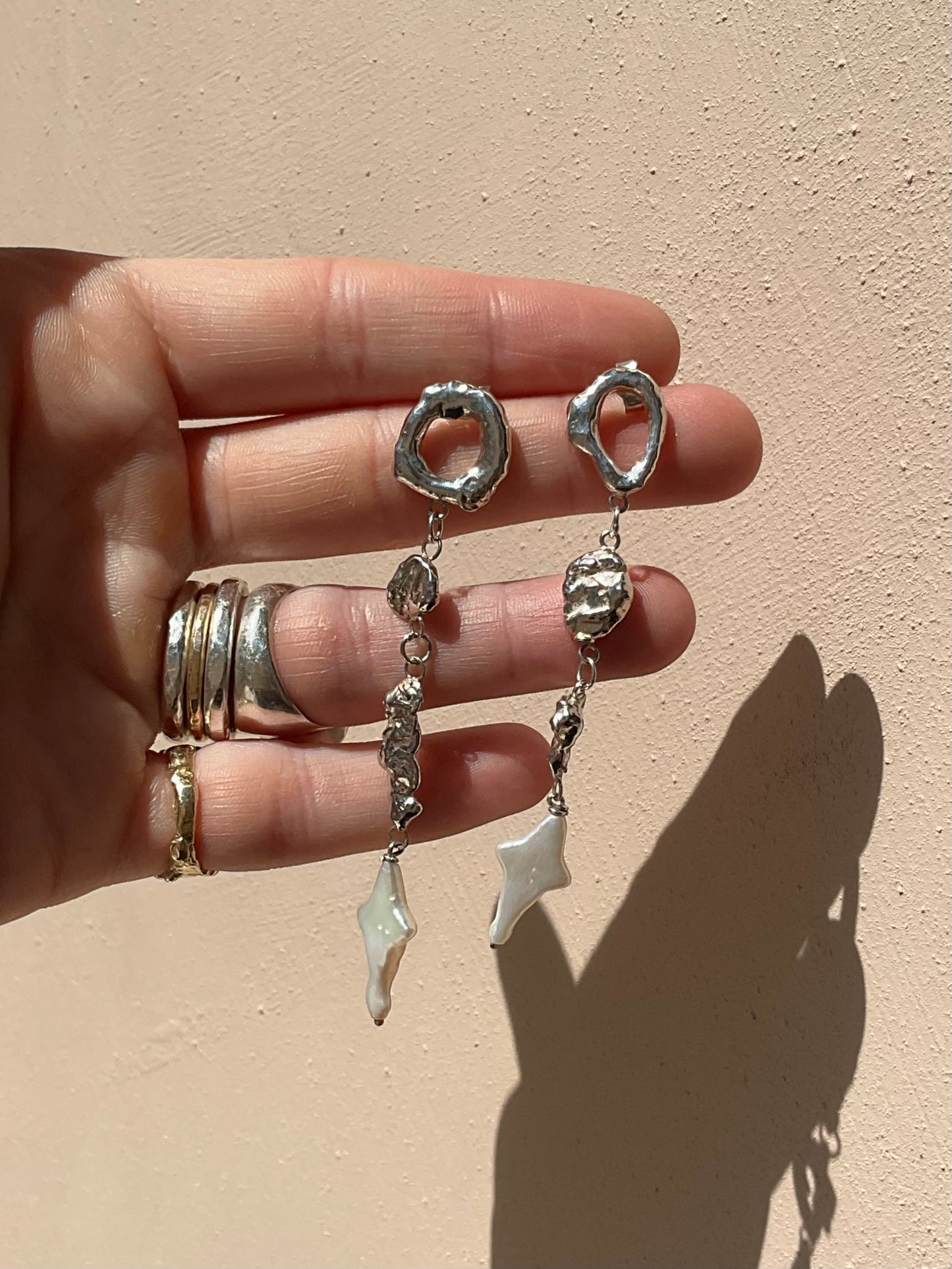 Hagstone Pearl Earrings