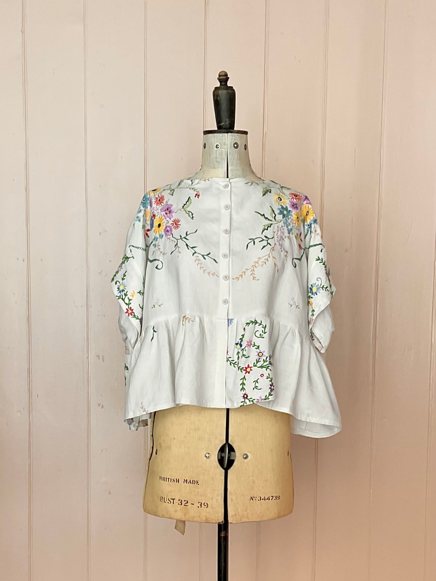 Nelly peplum top 1, reclaimed vintage