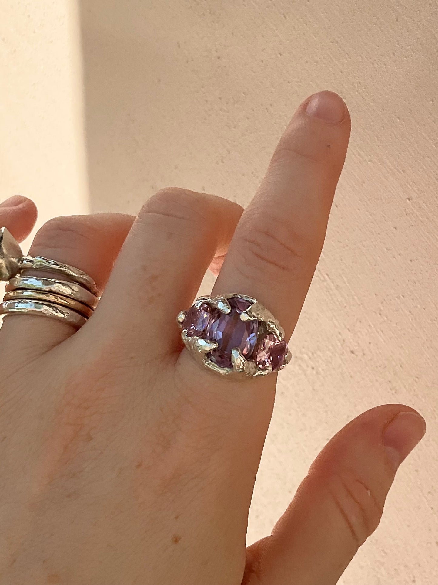 Amethyst Cocktail Ring