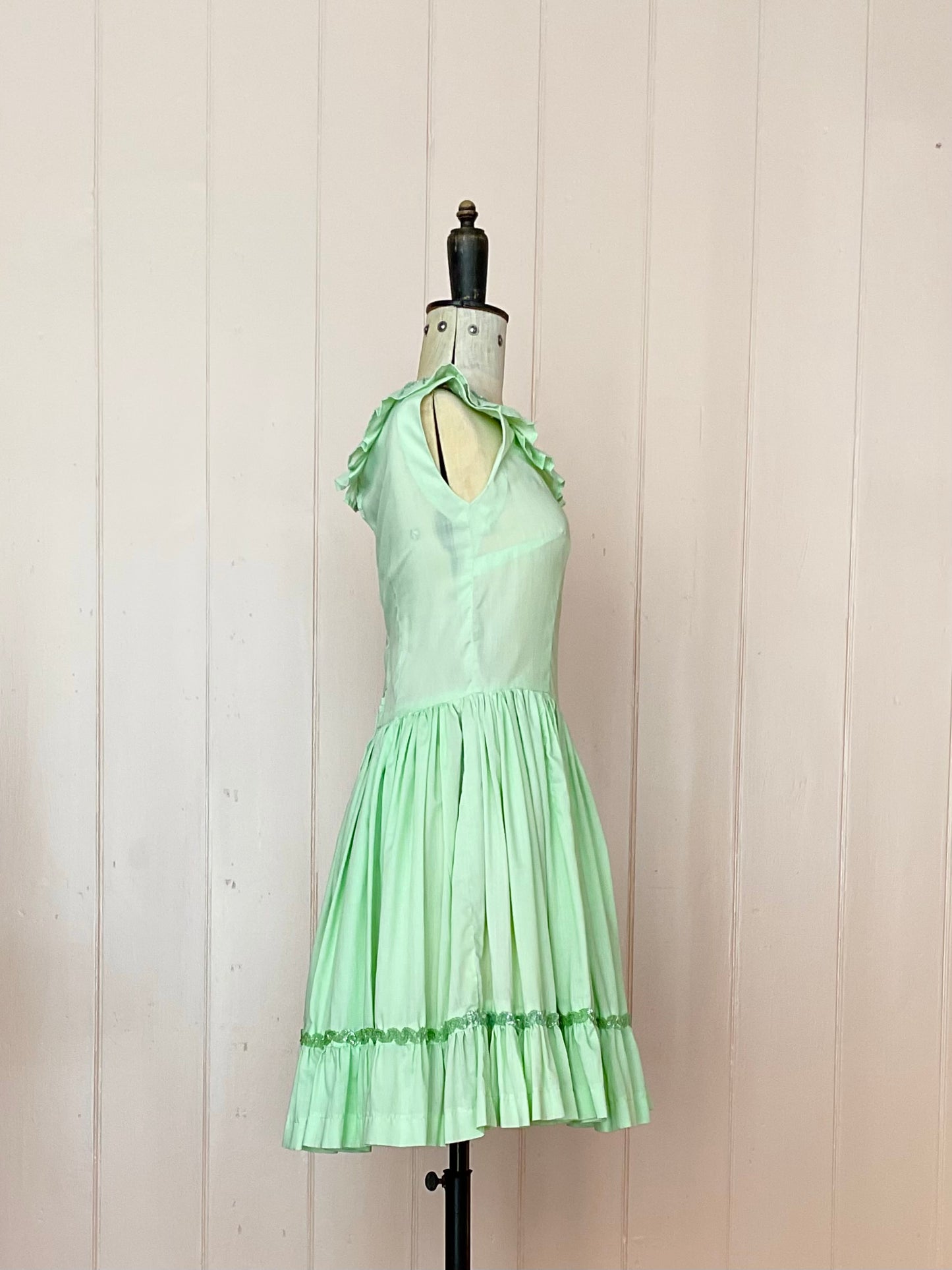 Vintage Pale Green Party Dress