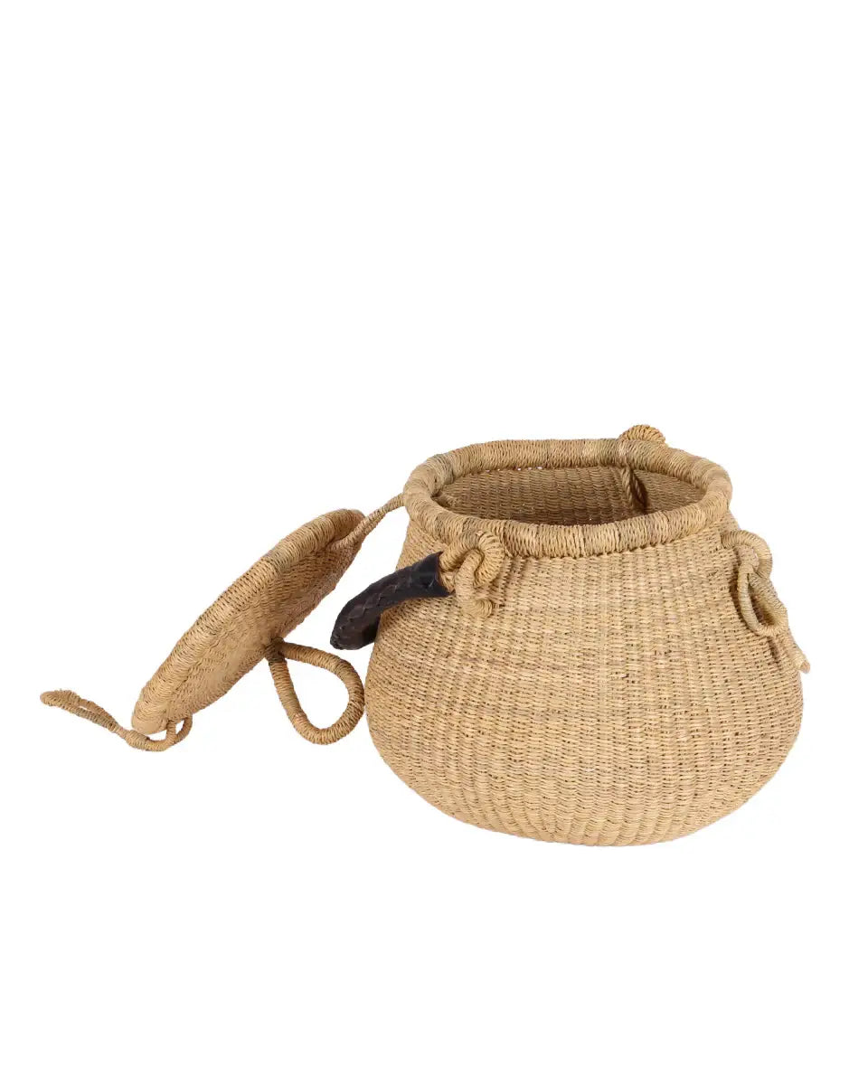 WENE: Pot Lidded Bolga Basket