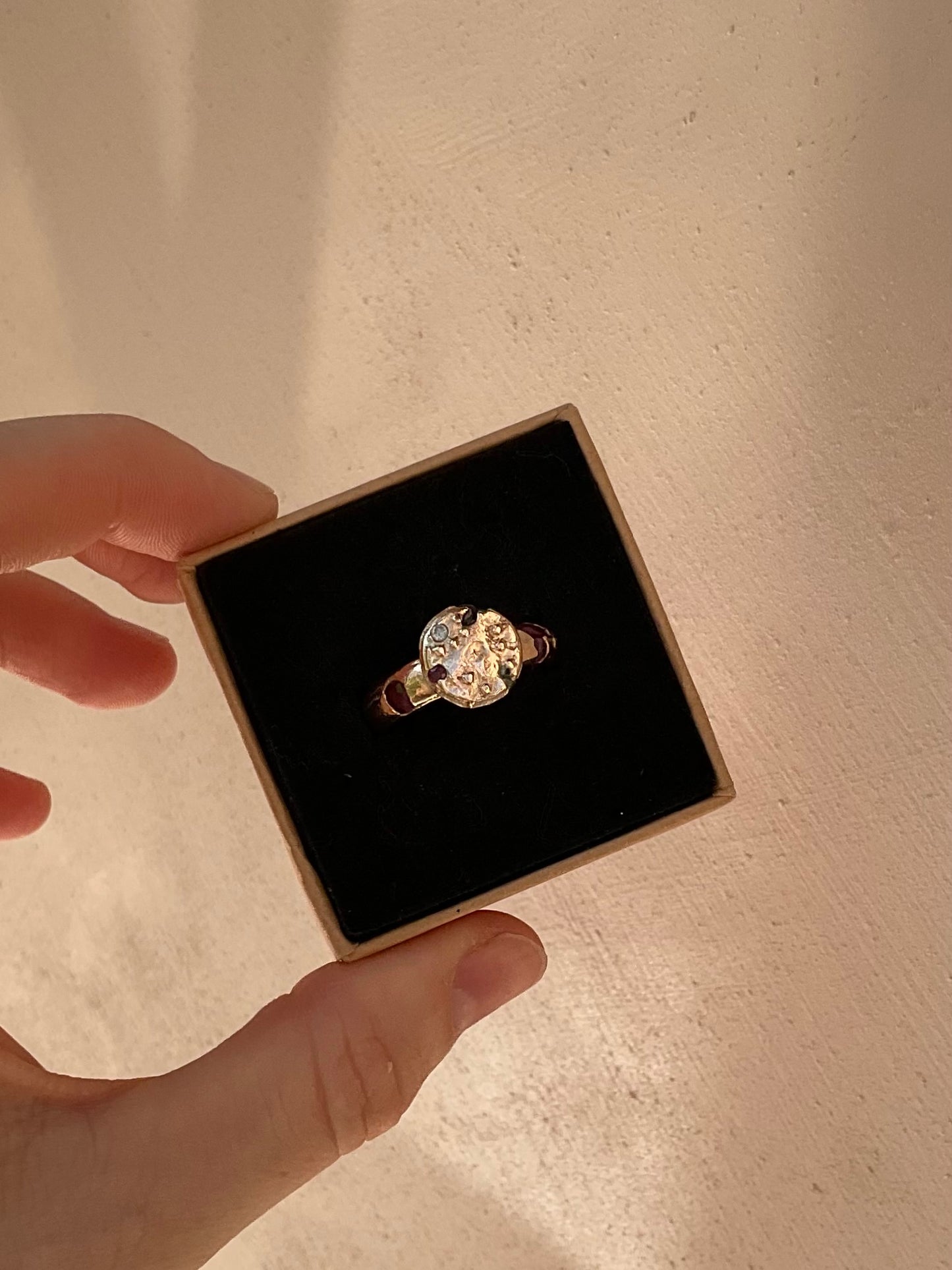 Rose Gold Planet Ring