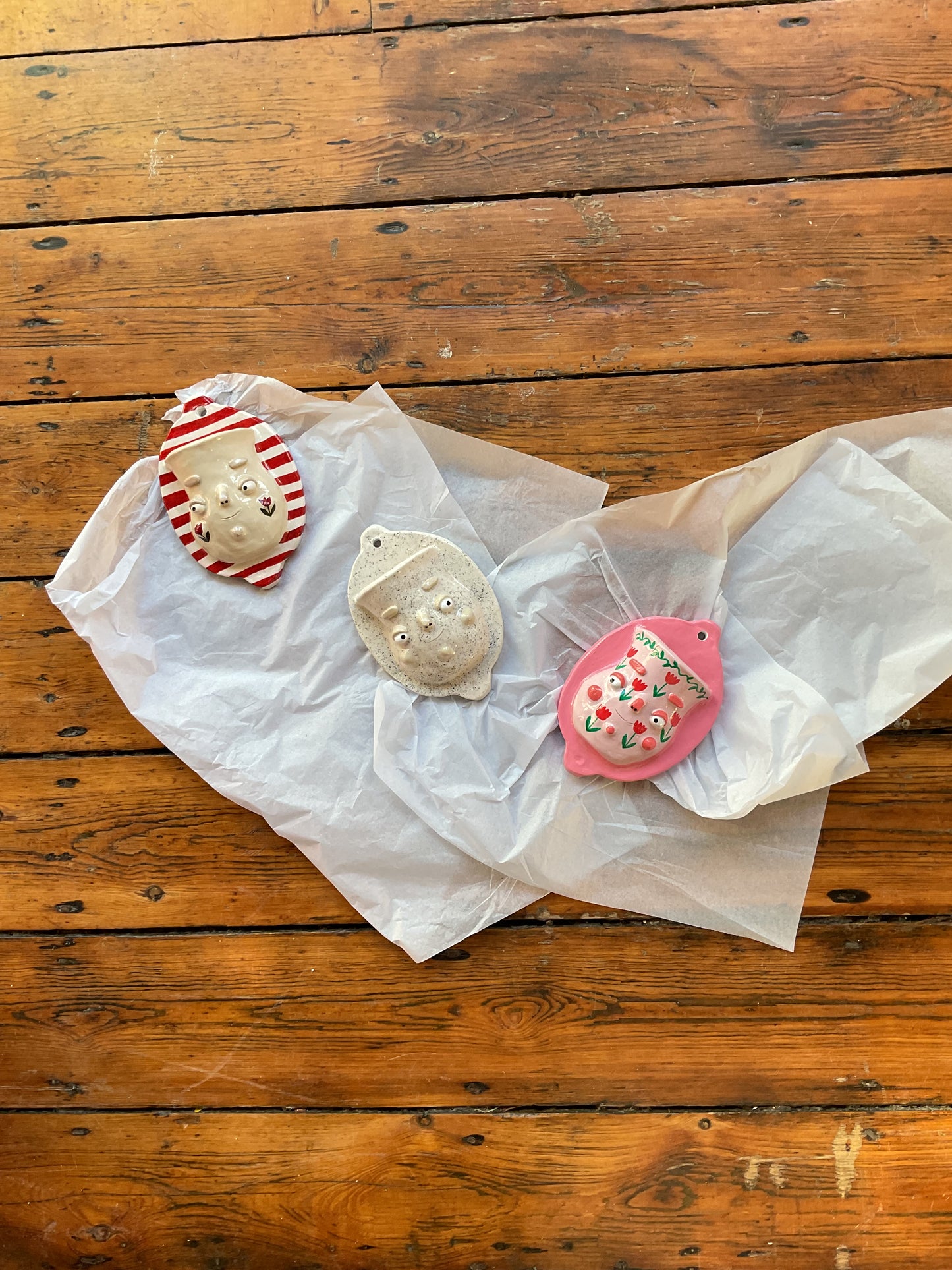 Stripes & Stalks, Ponky Wots Wall Vase