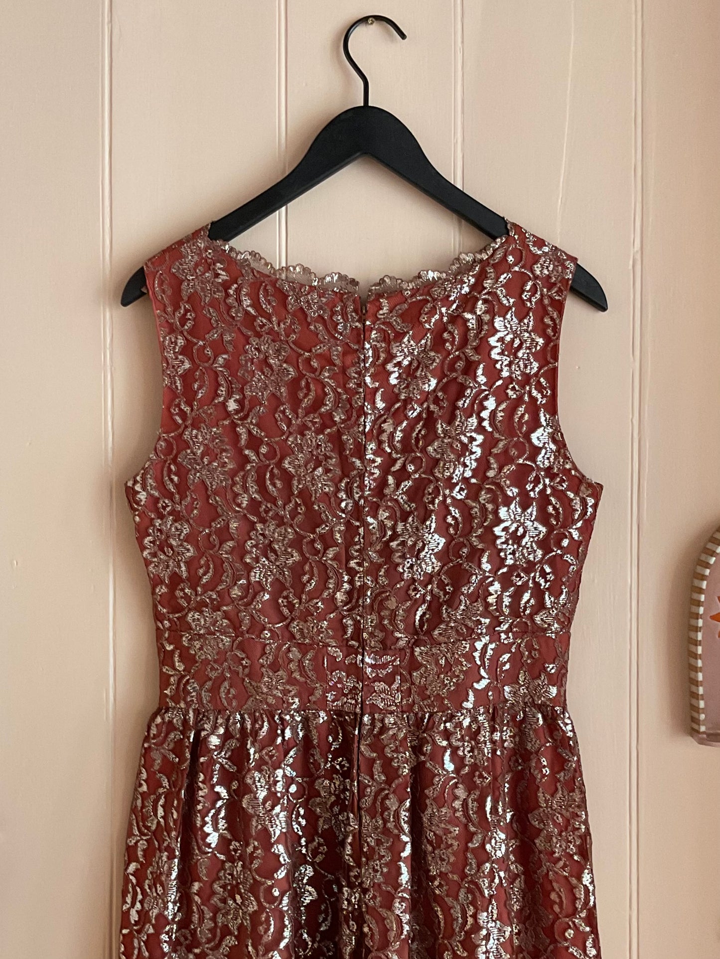 Vintage Bordeaux Lace Jumpsuit