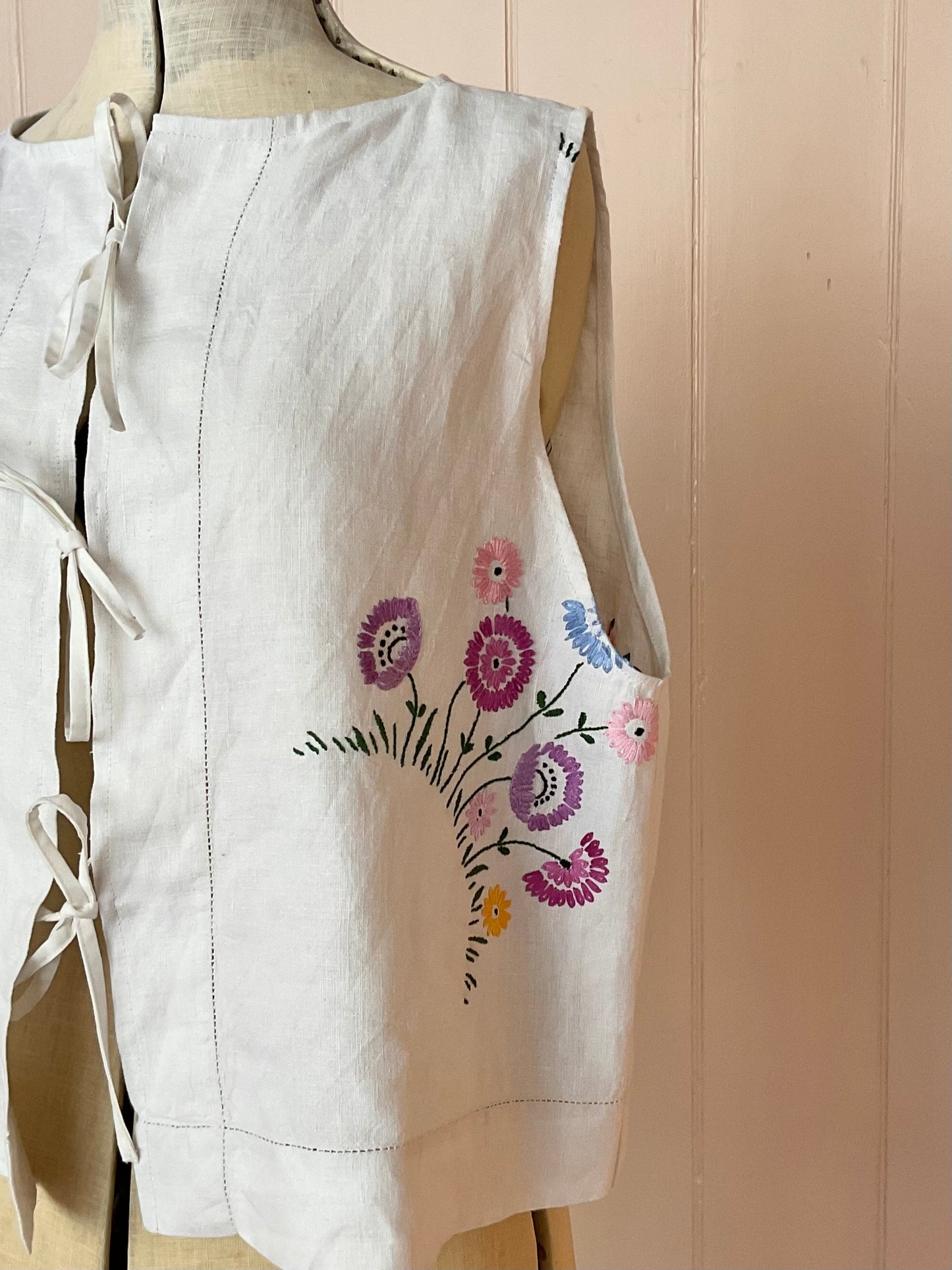 Jess Vest 3, reworked vintage