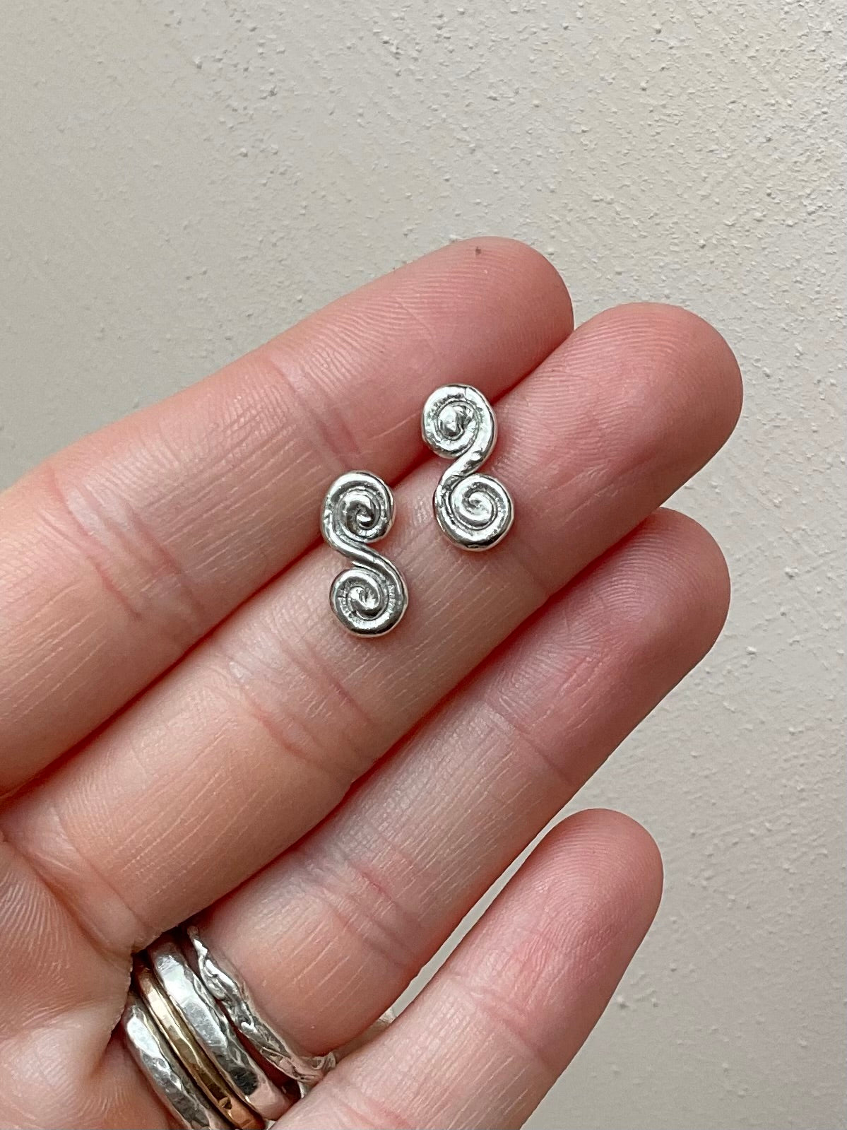 Ripple earrings