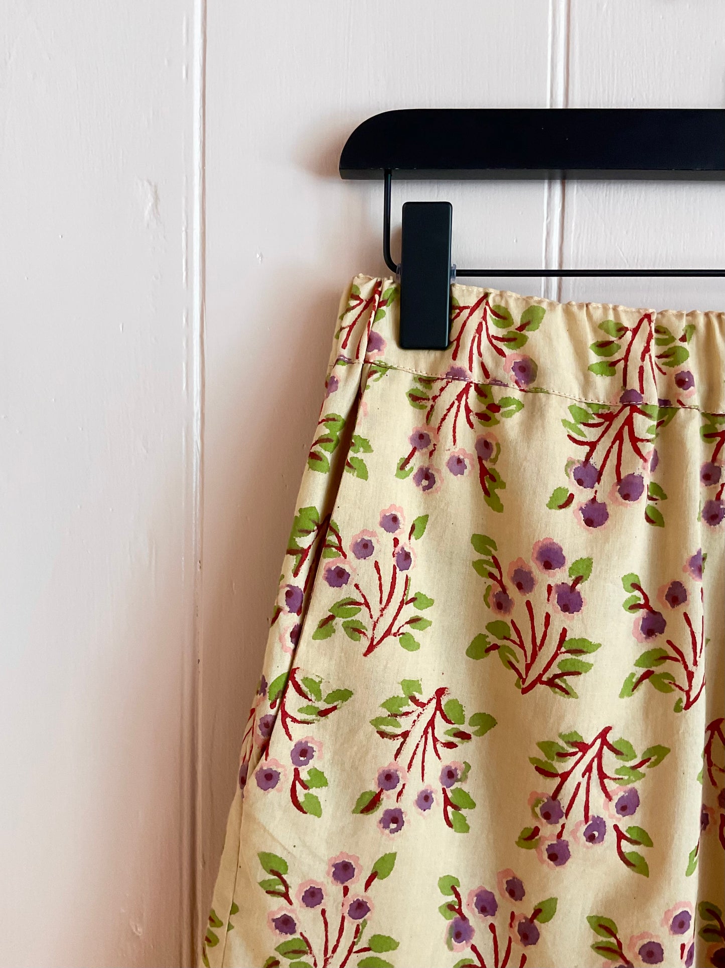 Alex shorts, Indian block print