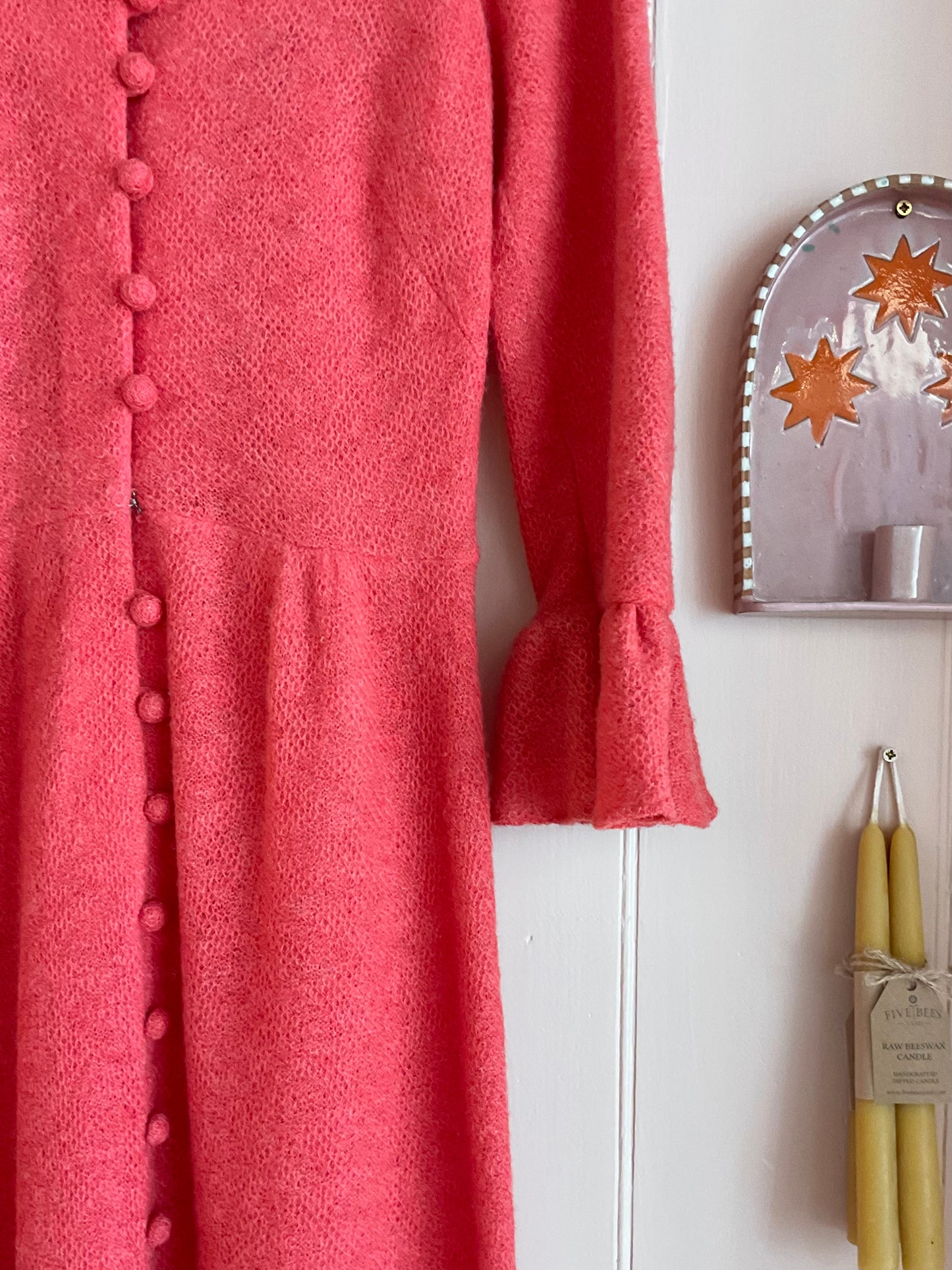 Vintage 1970’s Pure Wool Maxi Dress