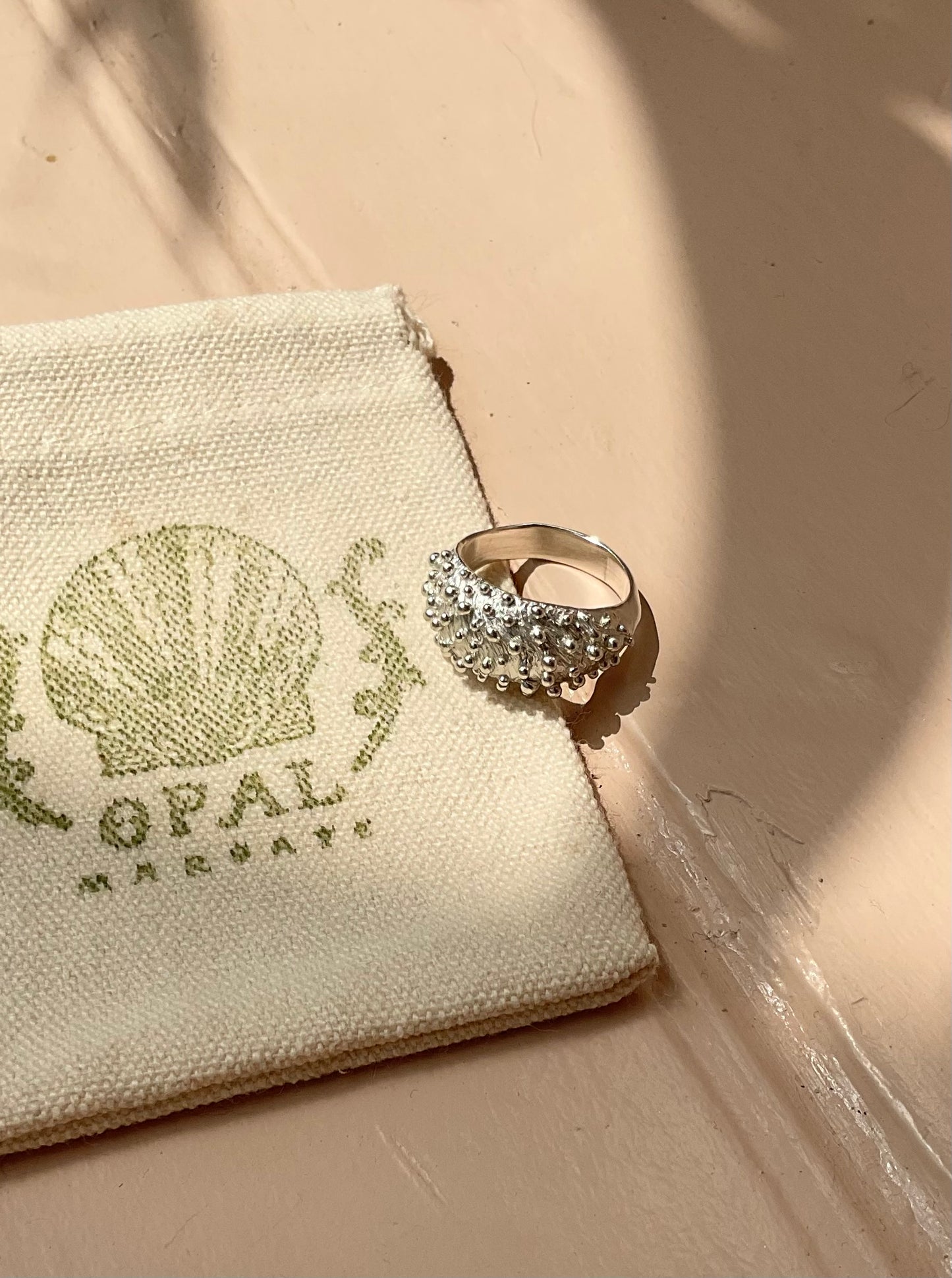 Caviar dome ring 2