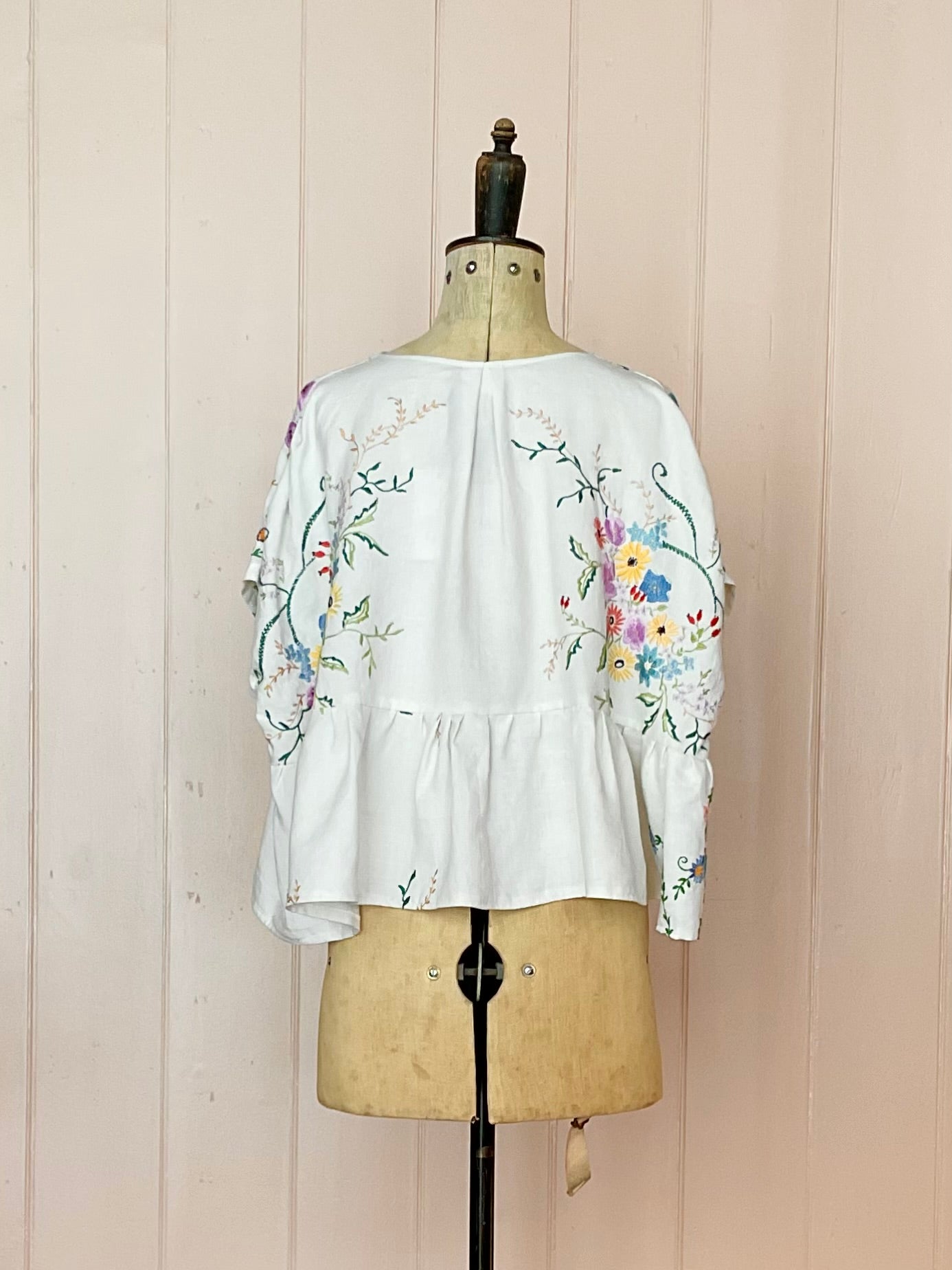 Nelly peplum top 1, reclaimed vintage