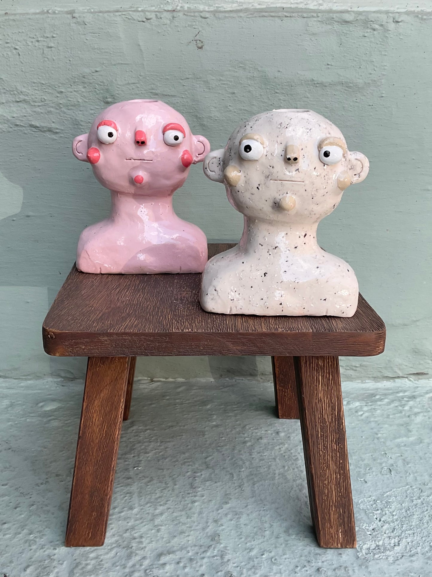 Speckle Candlestick Holder