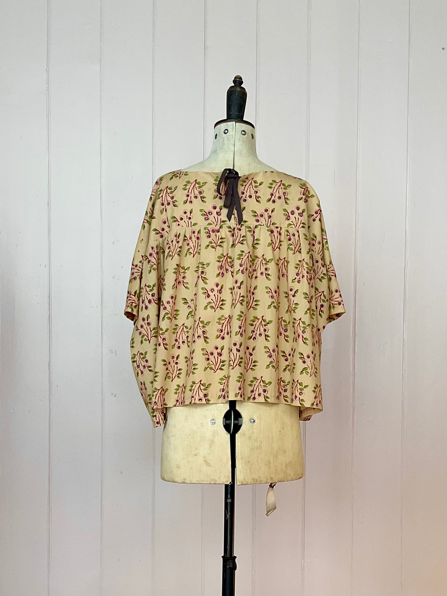 Sarah top, Indian block print