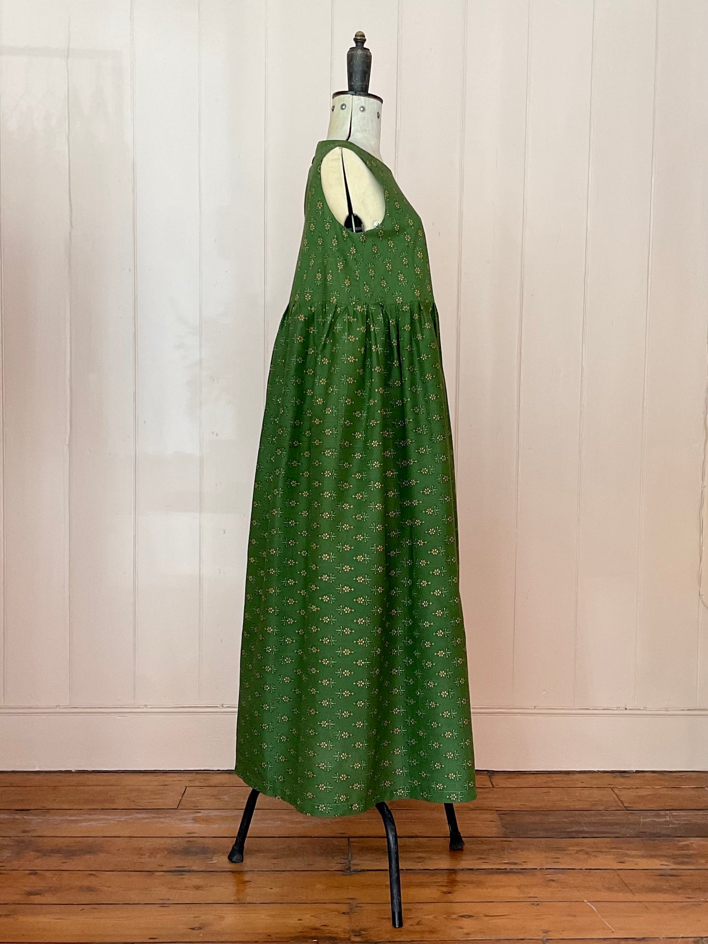 Frank dress, hand block print