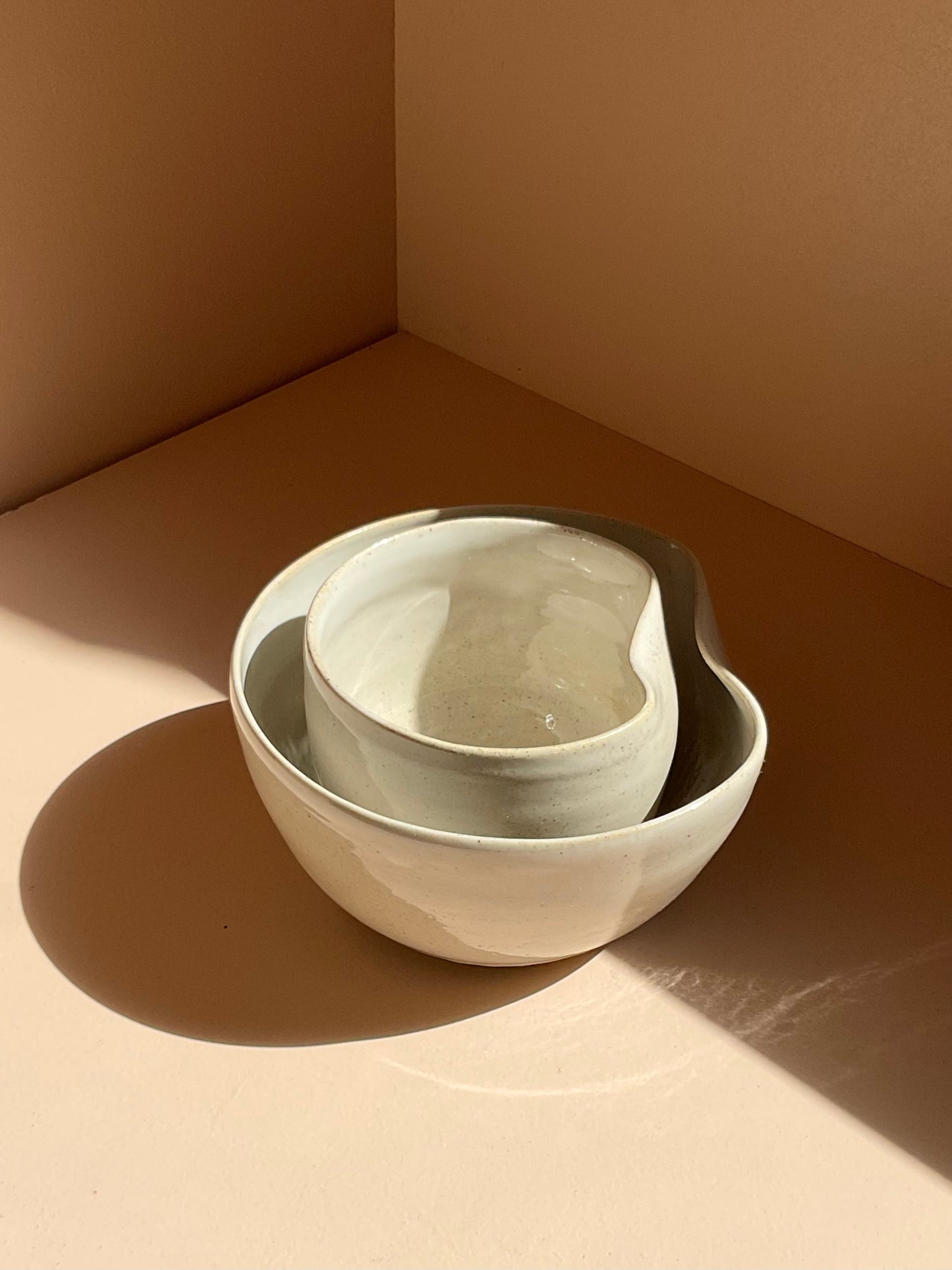 'Fluiform' Stacking bowl set
