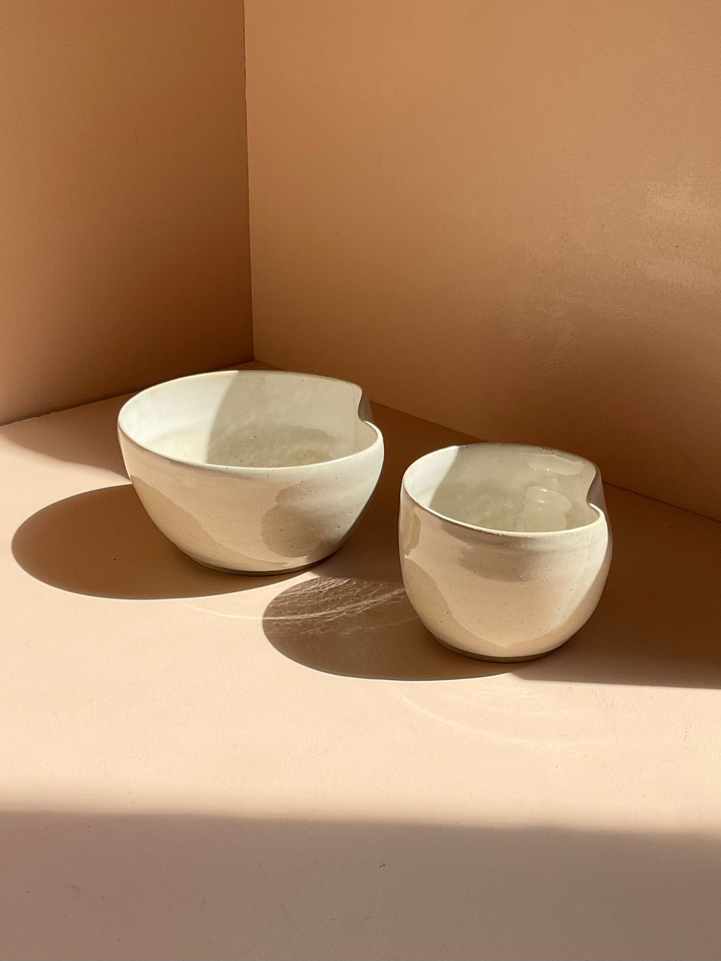 'Fluiform' Stacking bowl set