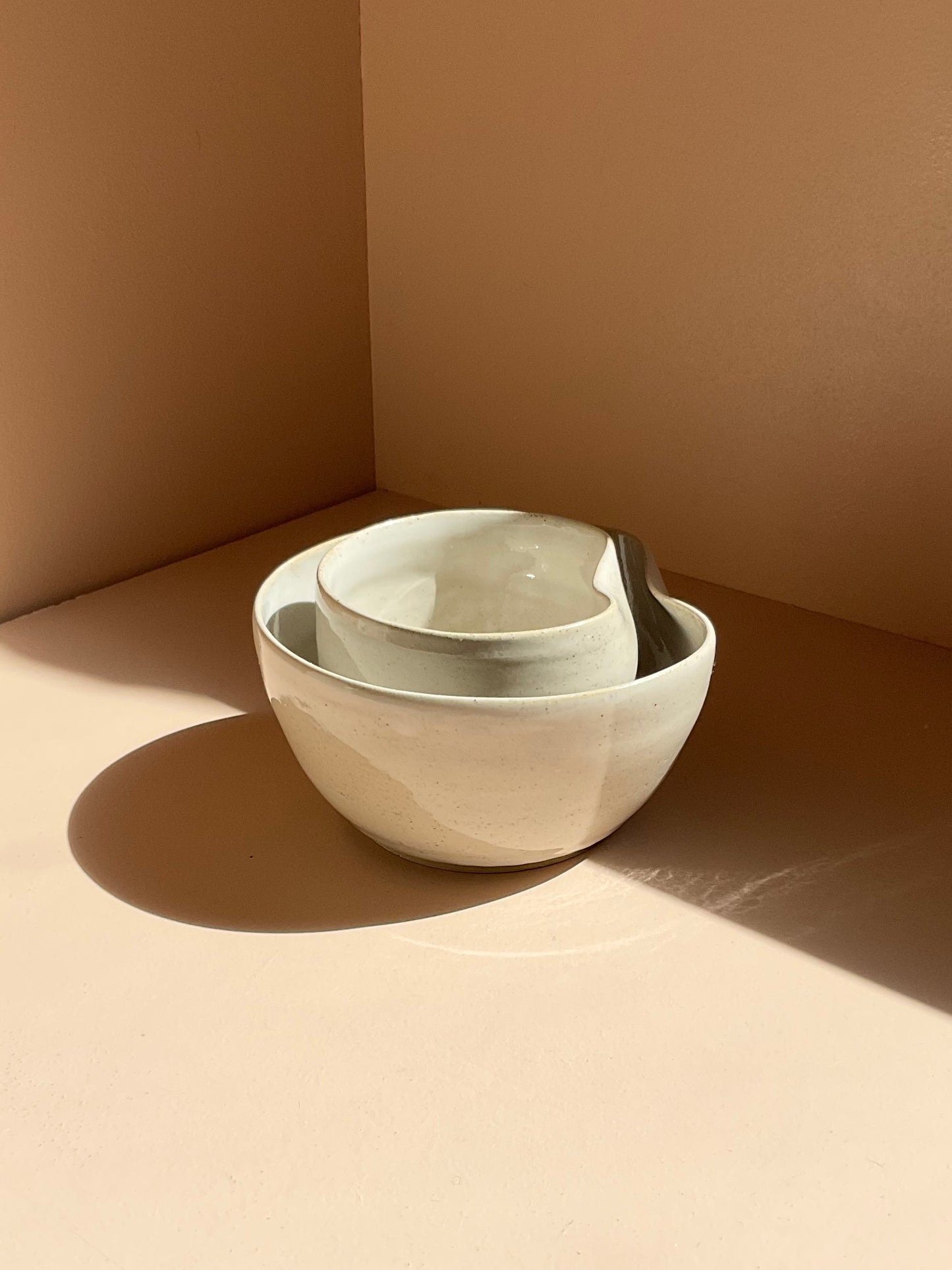 'Fluiform' Stacking bowl set