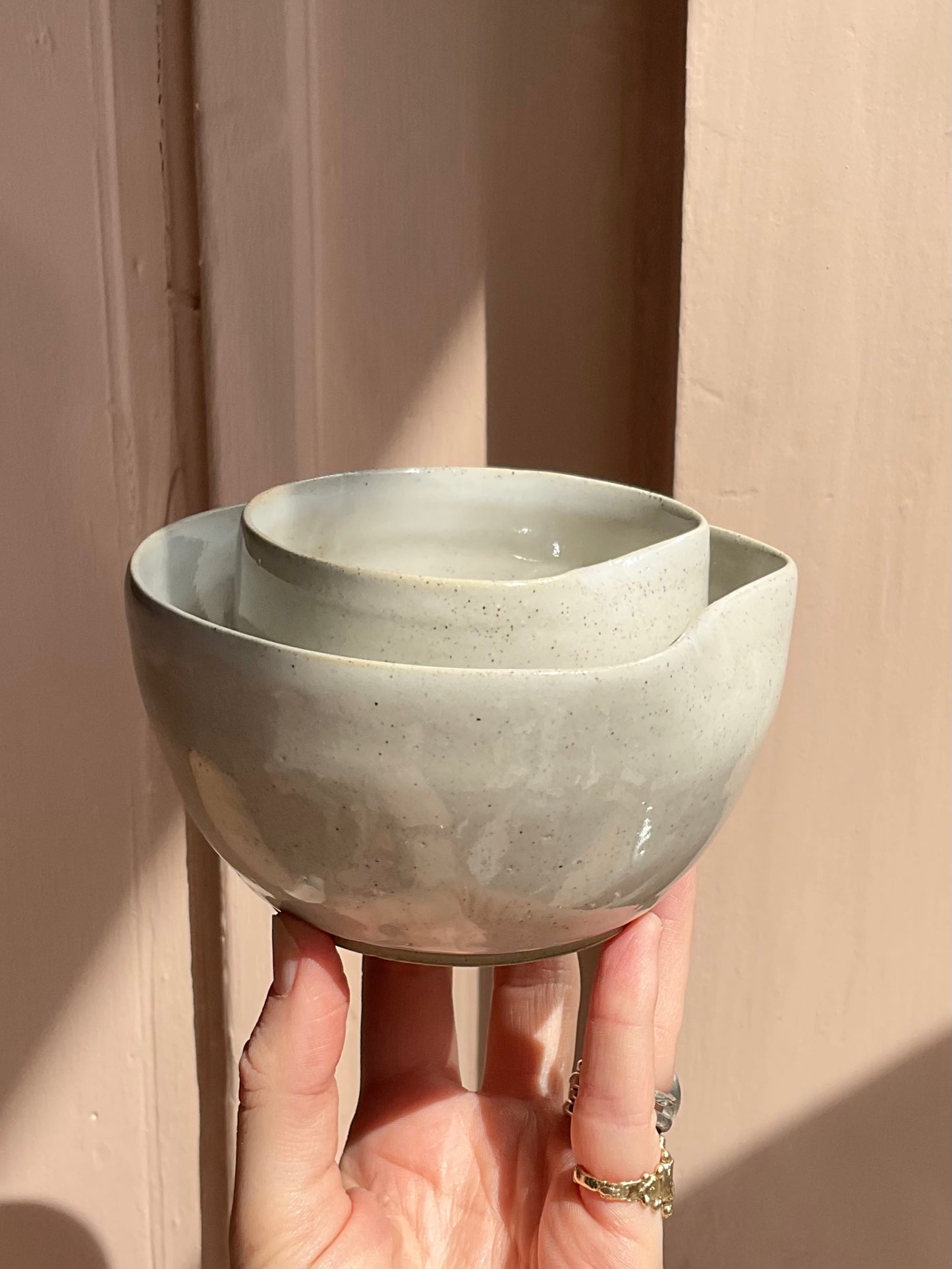 'Fluiform' Stacking bowl set