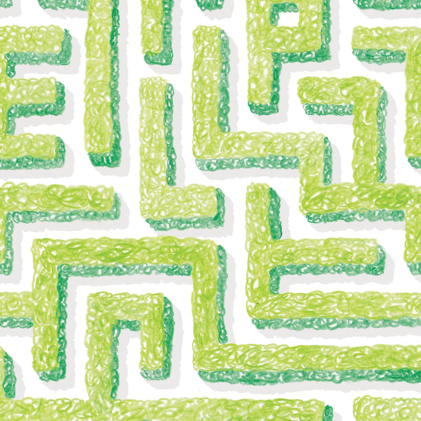 Hedge Maze giclee print - Alex Foster
