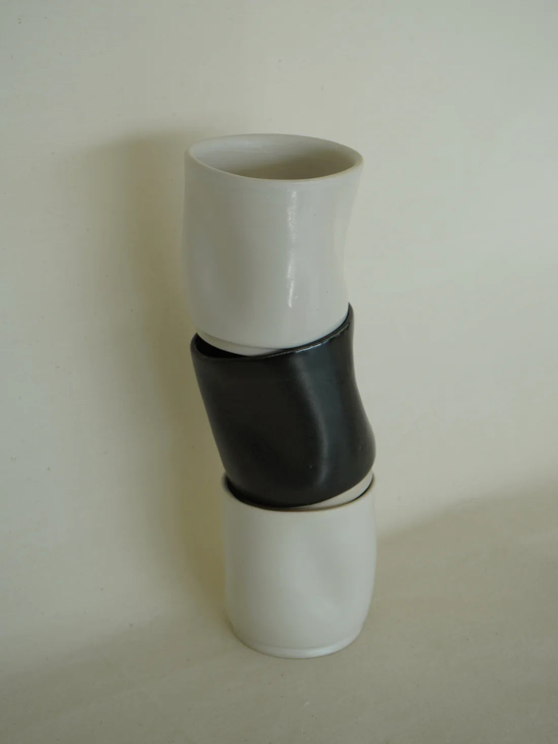 'Fluiform' SOFT Ceramic Tumbler, White